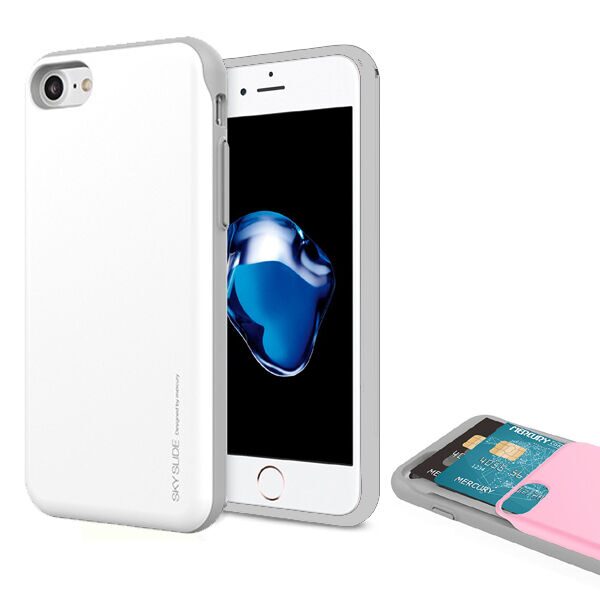

GOOSPERY Anti-shock Matte Dual Slide 2-Card Bumper Case for iPhone 11 XR 8 Plus