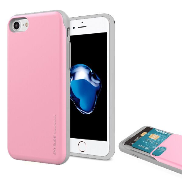 

GOOSPERY Anti-shock Matte Dual Slide 2-Card Bumper Case for iPhone 11 XR 8 Plus