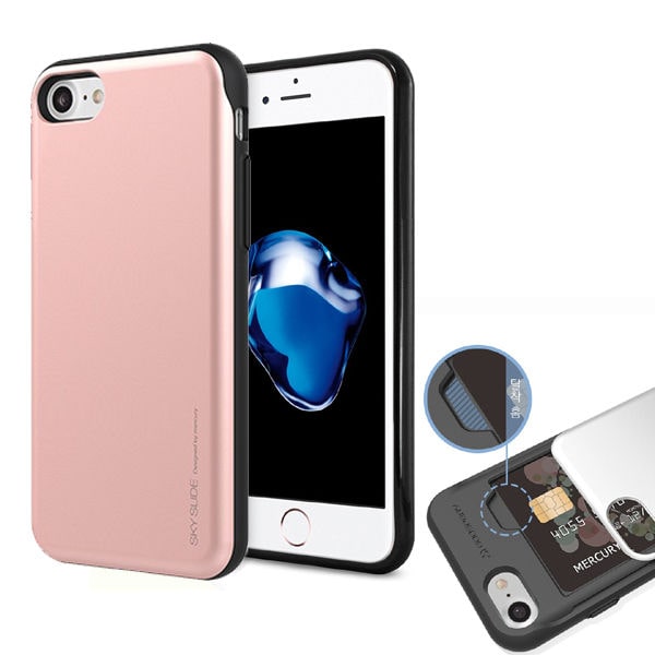 

GOOSPERY Anti-shock Matte Dual Slide 2-Card Bumper Case for iPhone 11 XR 8 Plus