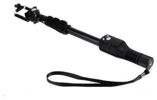 

GUGGU Selfie Stick with remote Black Color