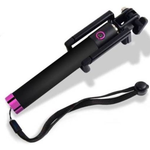 

GUGGU Selfie Stick without remote Black Pink Color
