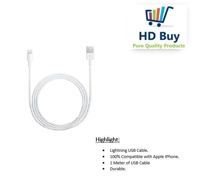 

HD Buy Lightning to USB Sync and Charging Cable for iPhone 7 Plus 7 6 6 Plus 6S 6S Plus iPhone 5 5C 5S iPad Mini iPad Air iPod Touch iPod