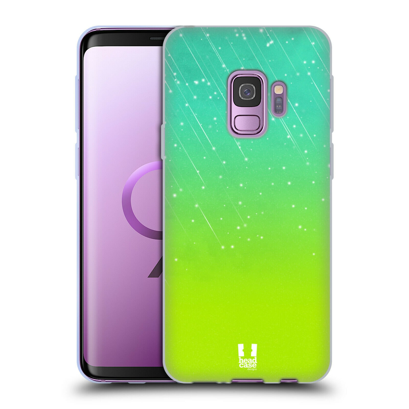 

HEAD CASE DESIGNS NEON RAIN OMBRE GEL CASE FOR SAMSUNG PHONES 1
