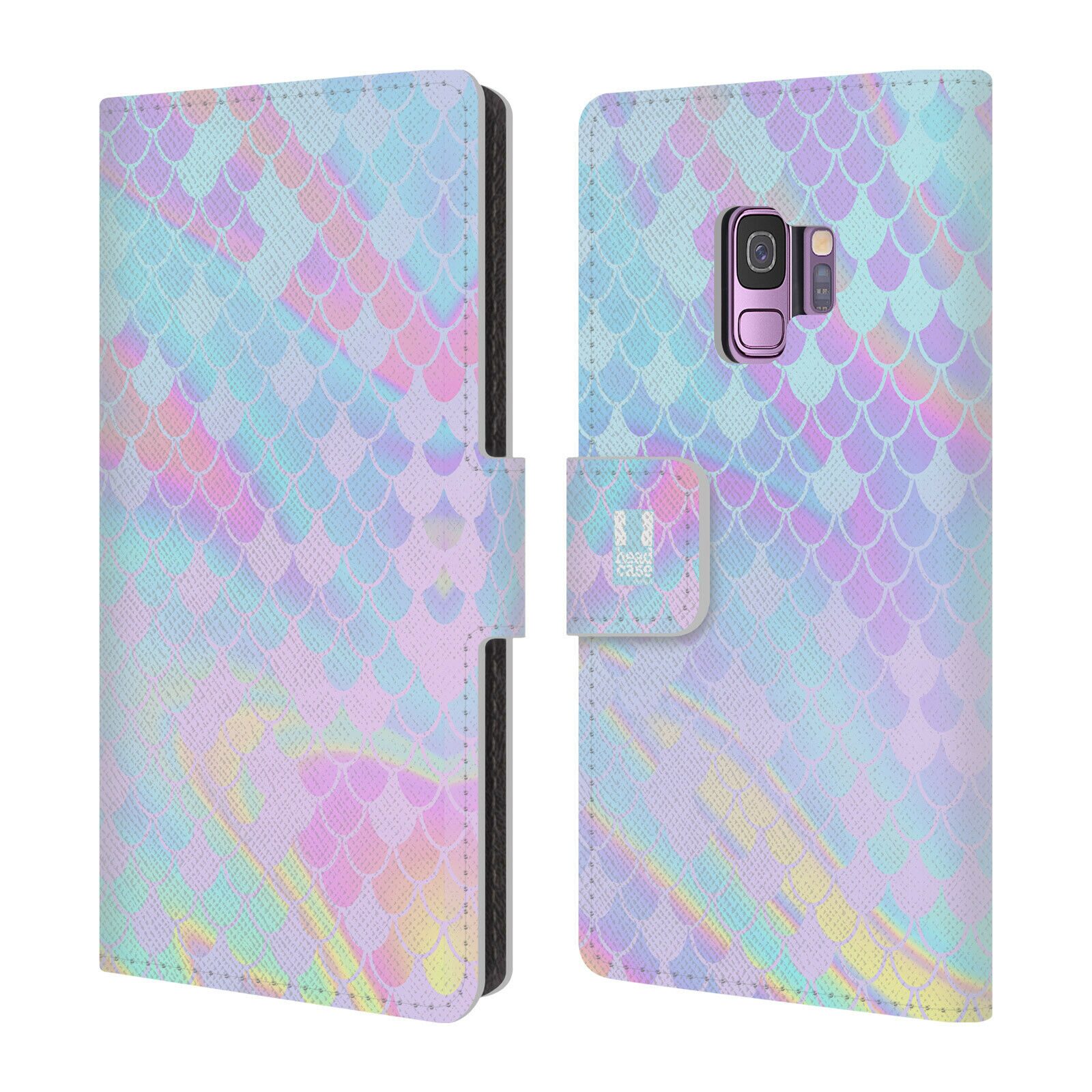 

HEAD CASE DESIGNS MERMAID SCALES LEATHER BOOK WALLET CASE FOR SAMSUNG PHONES 1