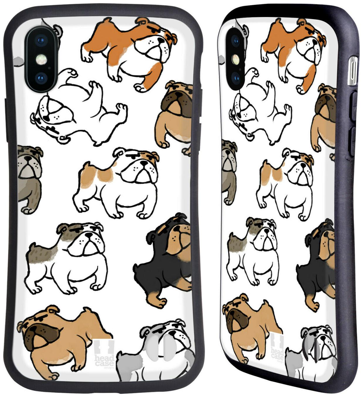 

HEAD CASE DESIGNS DOG BREED PATTERNS HYBRID CASE FOR APPLE iPHONES PHONES