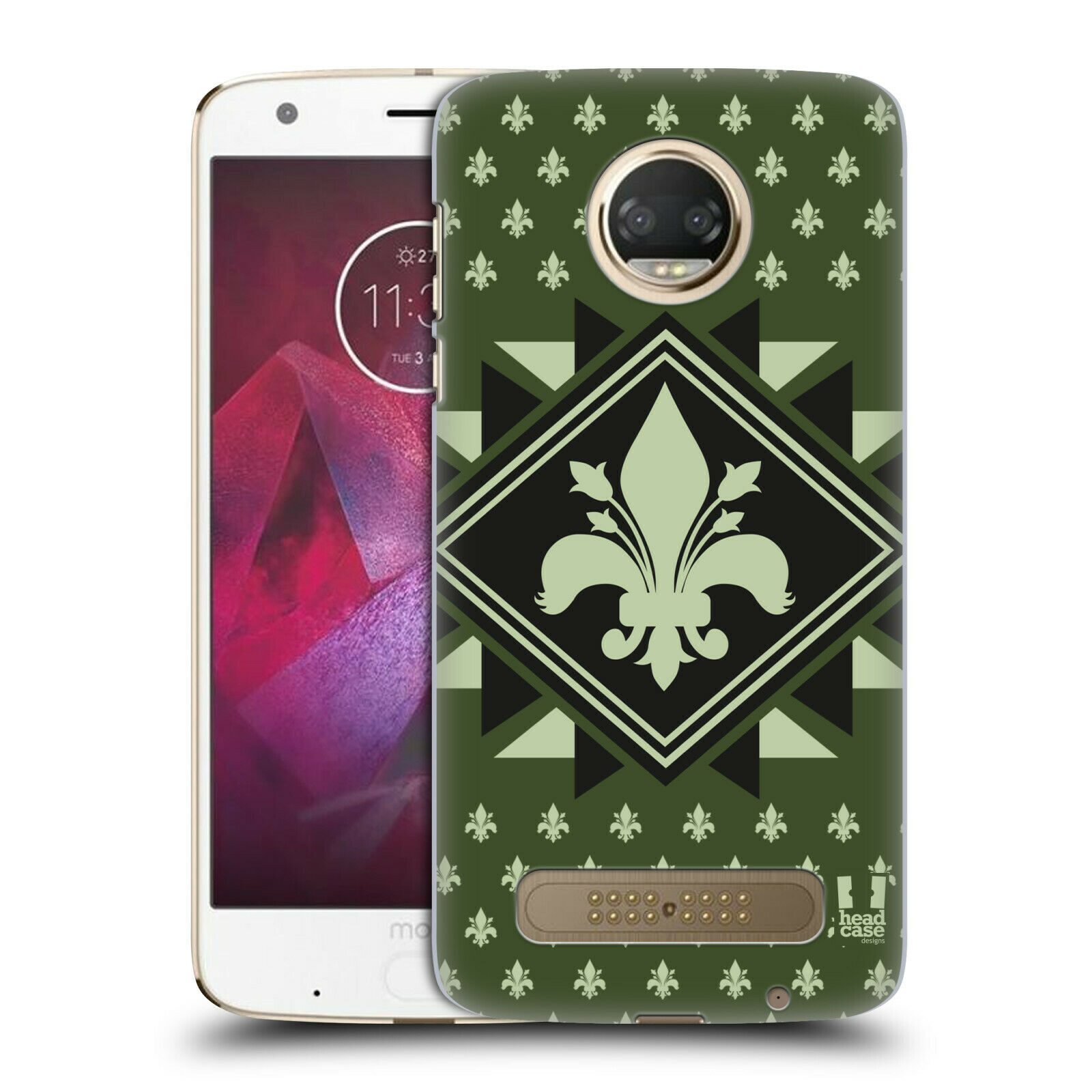 

HEAD CASE DESIGNS FLEUR DE LIS COLLECTION HARD BACK CASE FOR MOTOROLA PHONES 1