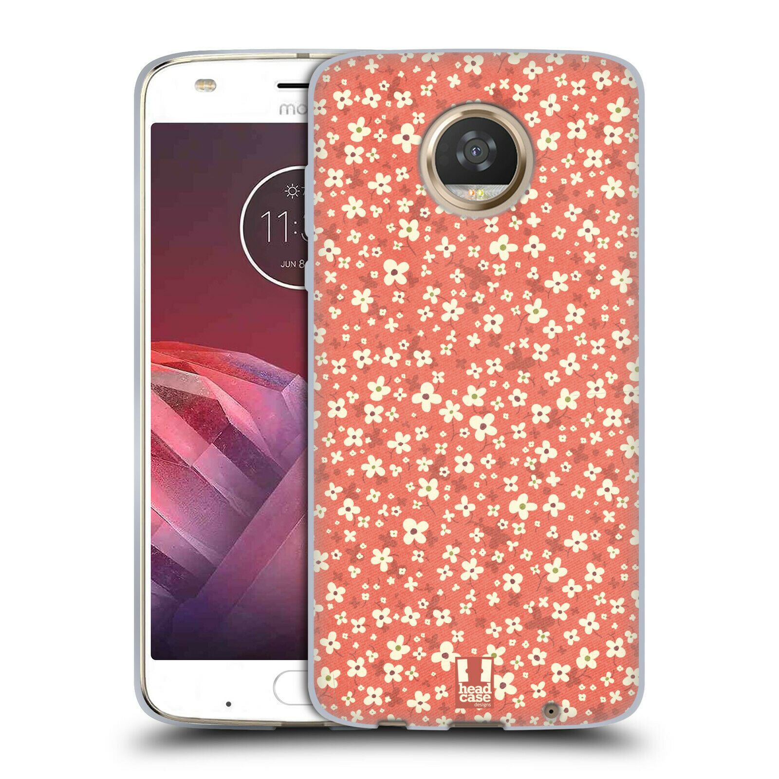 

HEAD CASE DESIGNS VINTAGE DITSY FLOWERS GEL CASE FOR MOTOROLA PHONES
