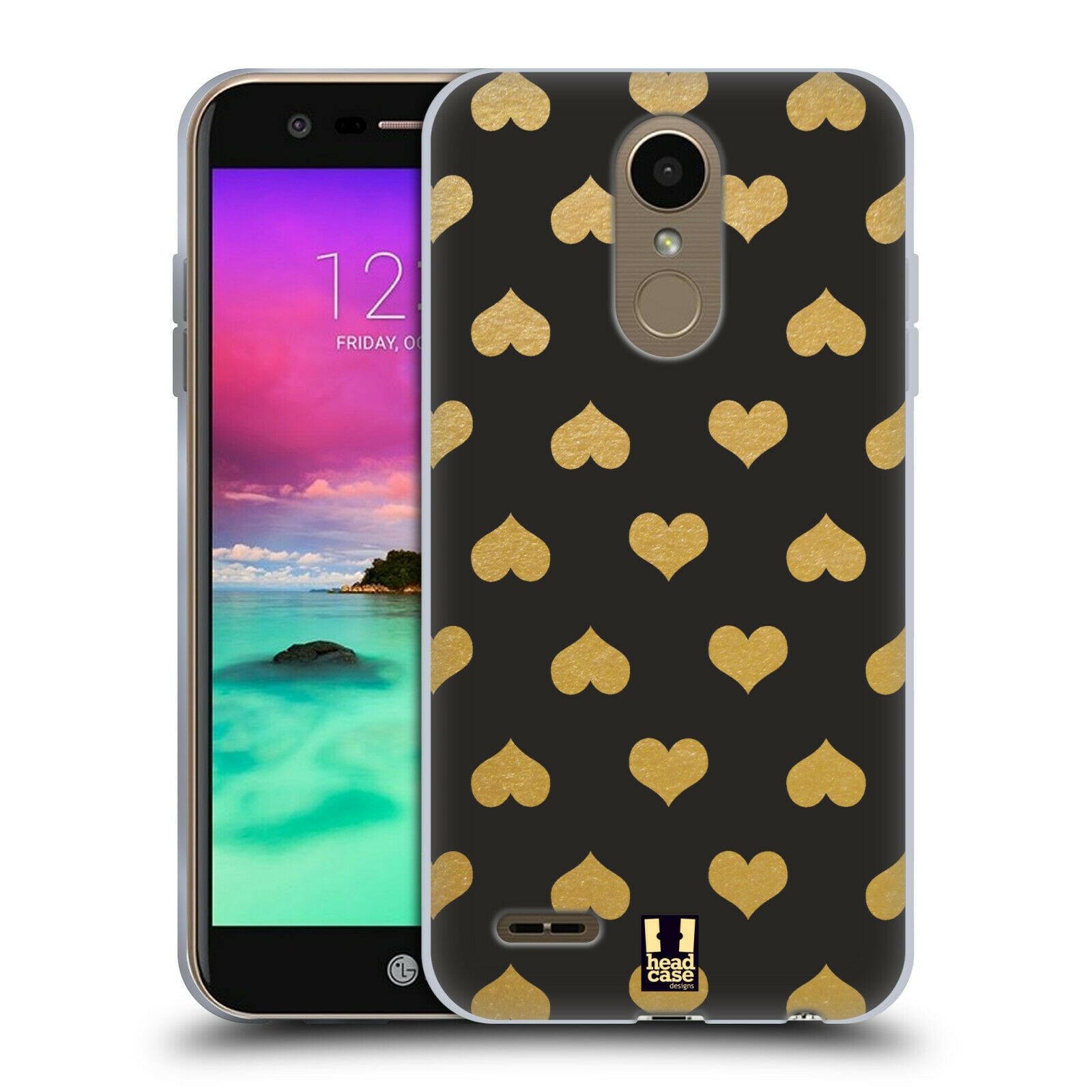 

HEAD CASE DESIGNS GRAND AS GOLD SOFT GEL CASE FOR LG PHONES 1
