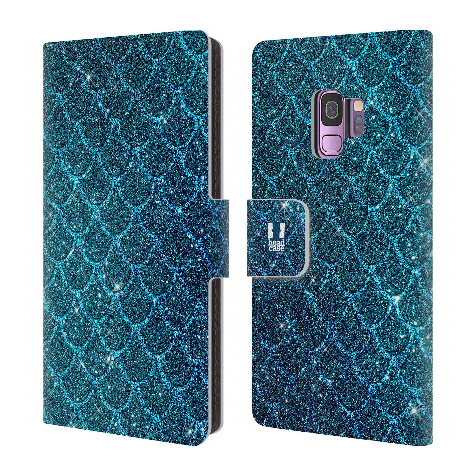 

HEAD CASE DESIGNS MERMAID SCALES LEATHER BOOK WALLET CASE FOR SAMSUNG PHONES 1