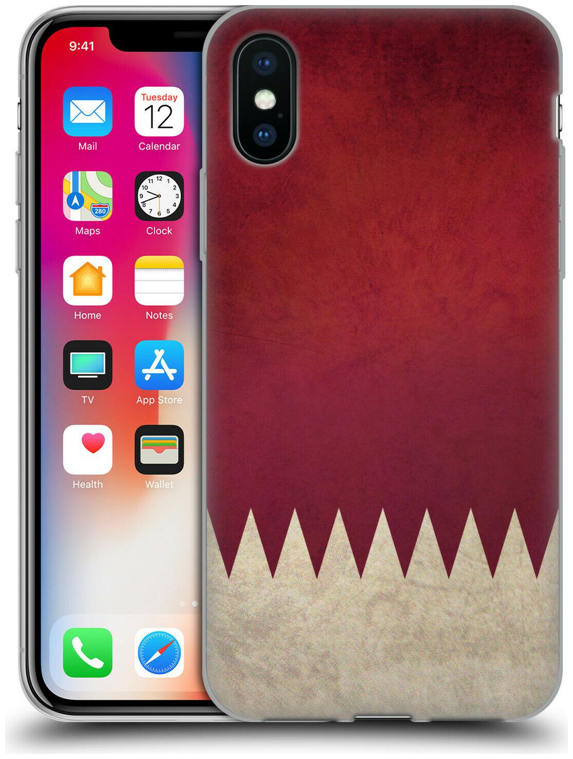 

HEAD CASE DESIGNS VINTAGE FLAGS SOFT GEL CASE FOR APPLE iPHONE PHONES