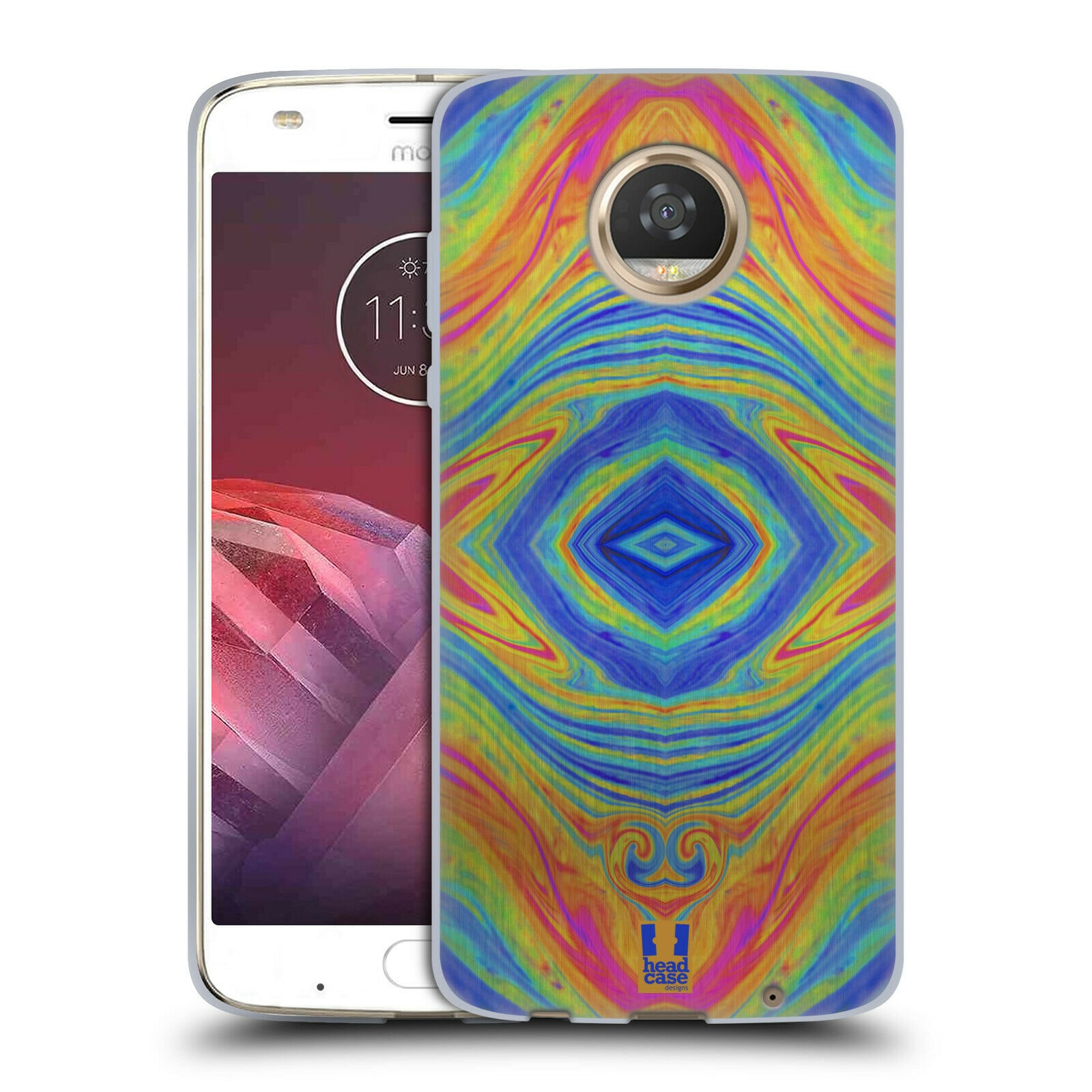 

HEAD CASE DESIGNS OIL SLICK PRINTS SOFT GEL CASE FOR MOTOROLA PHONES
