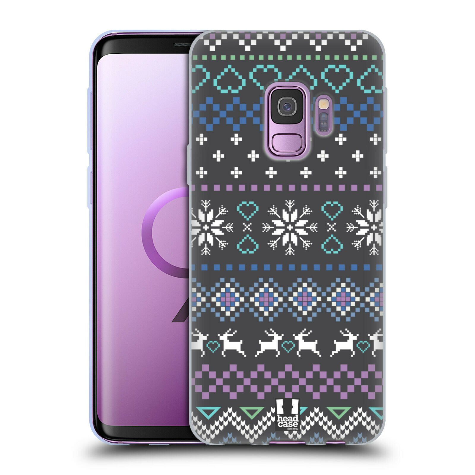 

HEAD CASE DESIGNS FAIR ISLE WINTER PRINTS GEL CASE FOR SAMSUNG PHONES 1