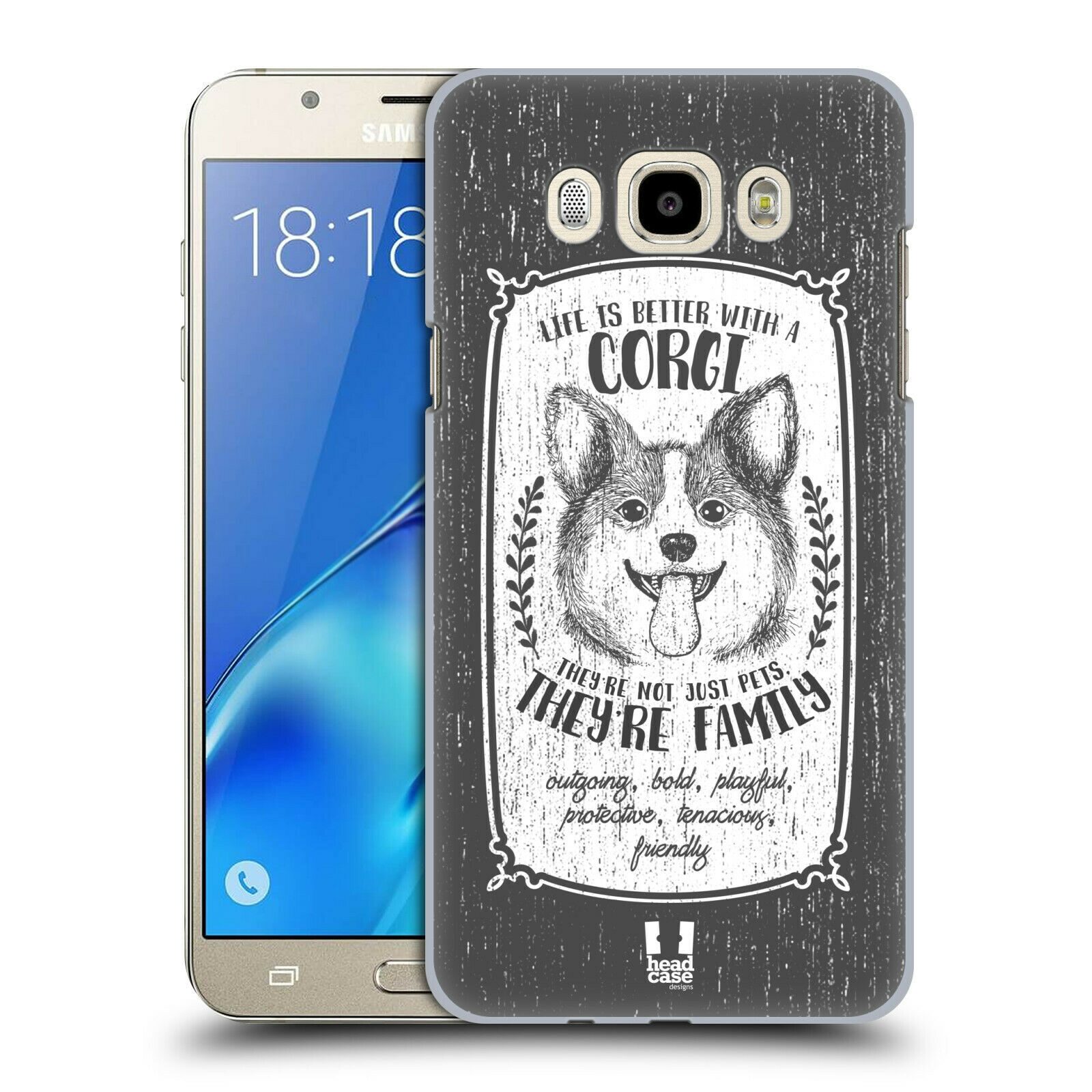 

HEAD CASE DESIGNS HAND-DRAWN DOG BREEDS BACK CASE FOR SAMSUNG PHONES 3
