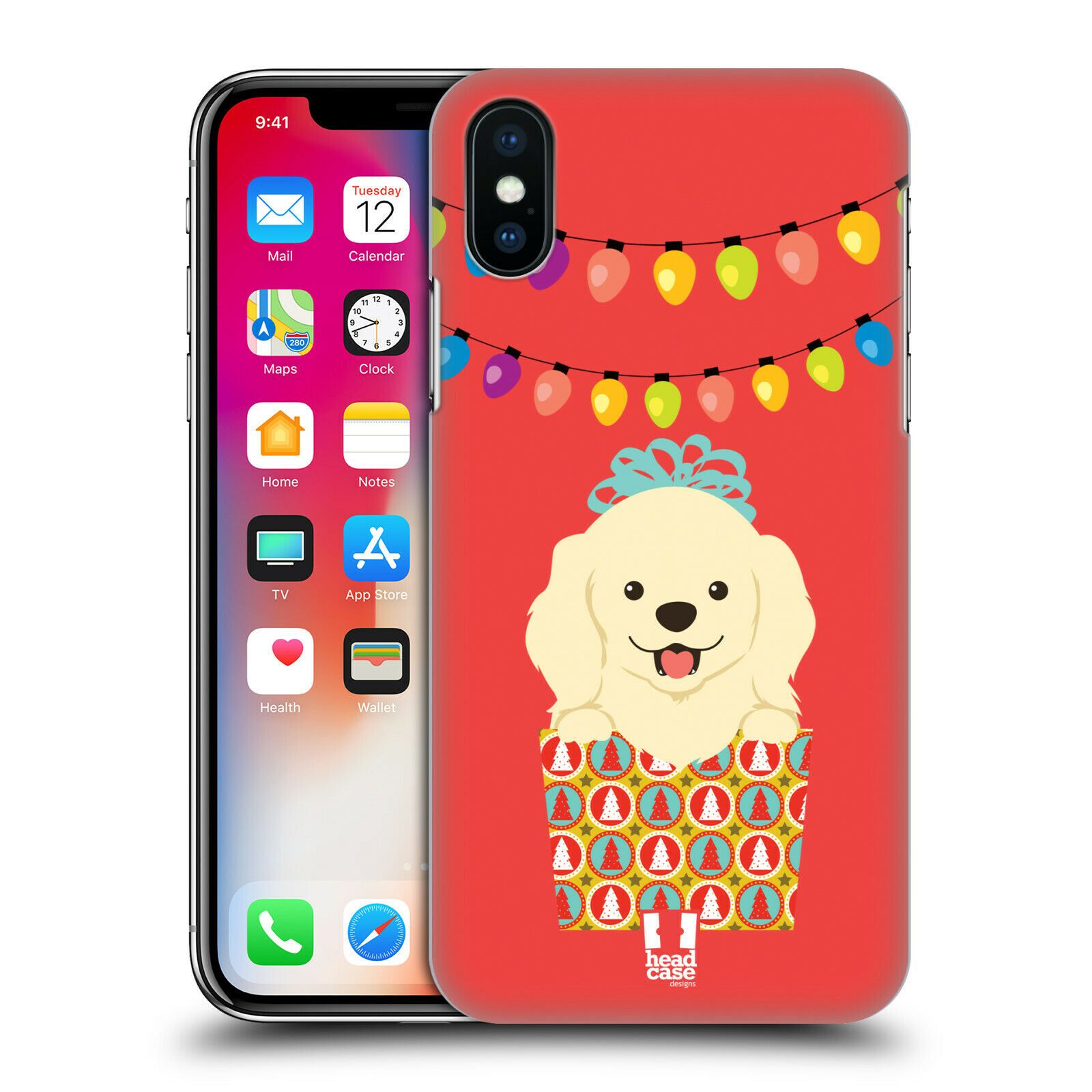 

HEAD CASE DESIGNS JOLLY CHRISTMAS TOONS HARD BACK CASE FOR APPLE iPHONE PHONES