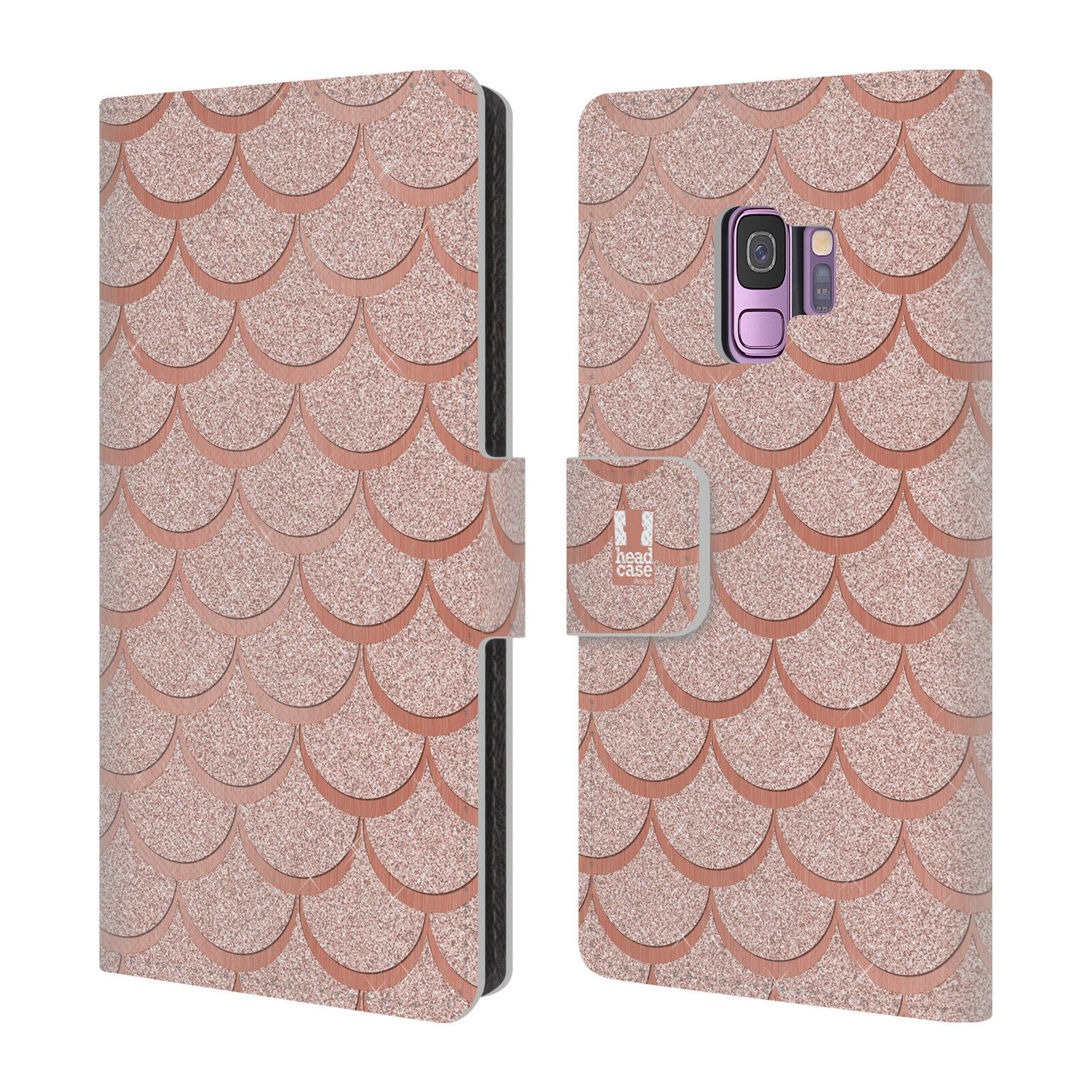 

HEAD CASE DESIGNS MERMAID SCALES LEATHER BOOK WALLET CASE FOR SAMSUNG PHONES 1