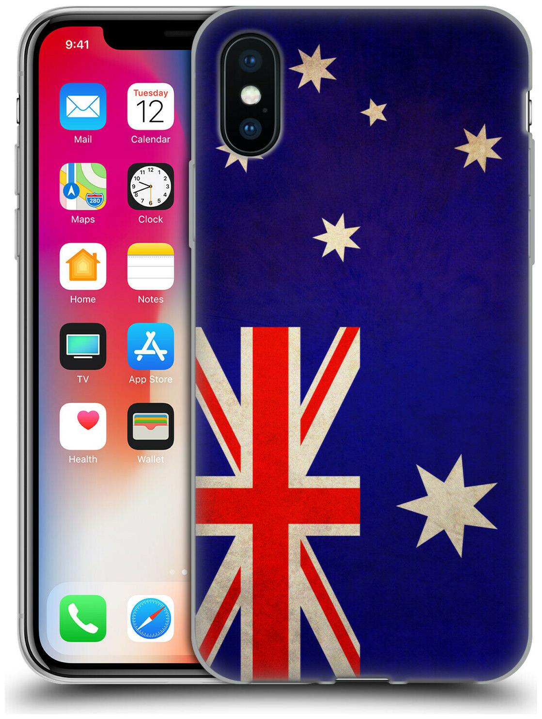 

HEAD CASE DESIGNS VINTAGE FLAGS SOFT GEL CASE FOR APPLE iPHONE PHONES