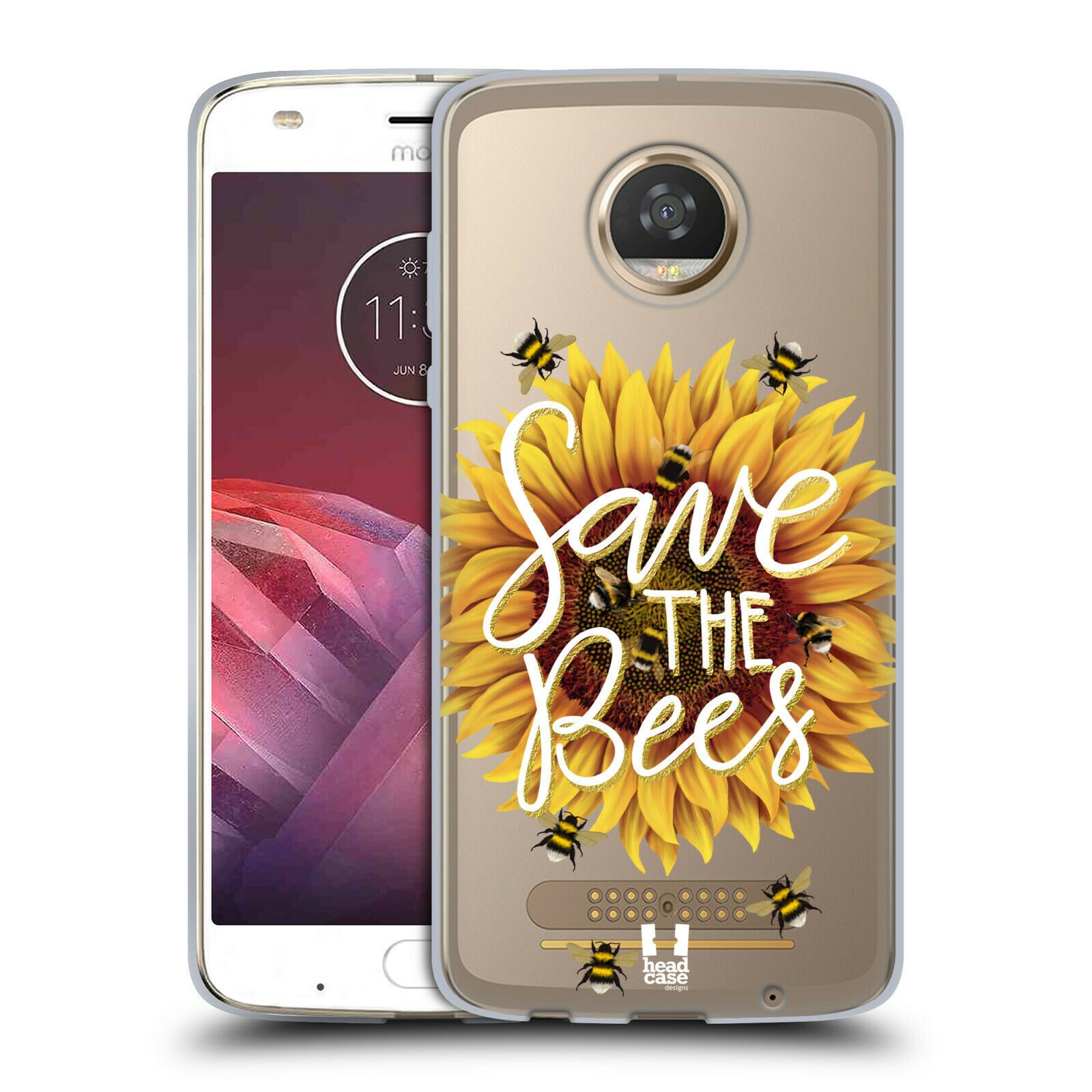 

HEAD CASE DESIGNS BEES GEL CASE FOR MOTOROLA PHONES
