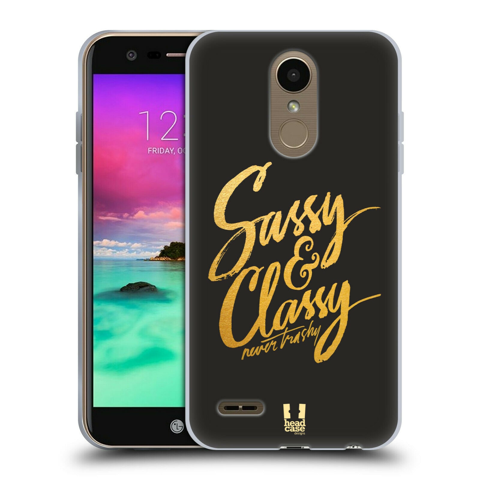 

HEAD CASE DESIGNS GRAND AS GOLD SOFT GEL CASE FOR LG PHONES 1