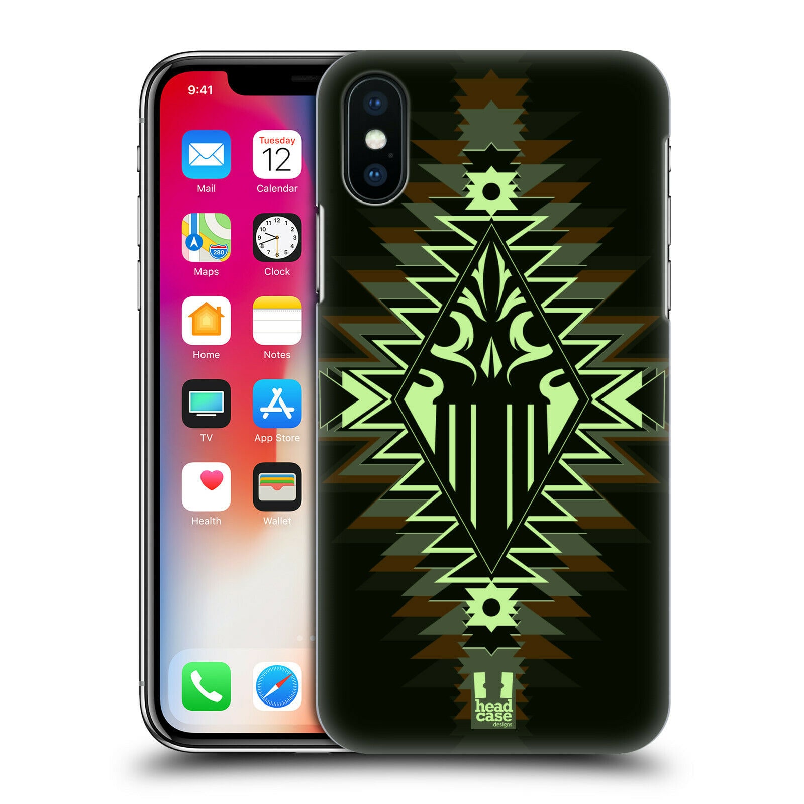 

HEAD CASE DESIGNS NAVAJO SKULLS HARD BACK CASE FOR APPLE iPHONE PHONES