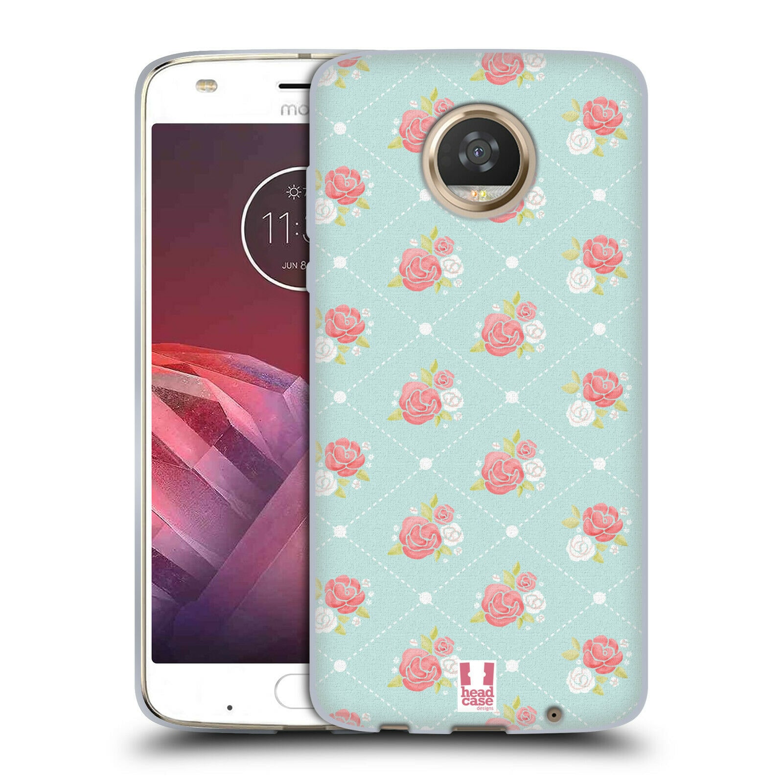 

HEAD CASE DESIGNS FRENCH COUNTRY PATTERNS GEL CASE FOR MOTOROLA PHONES