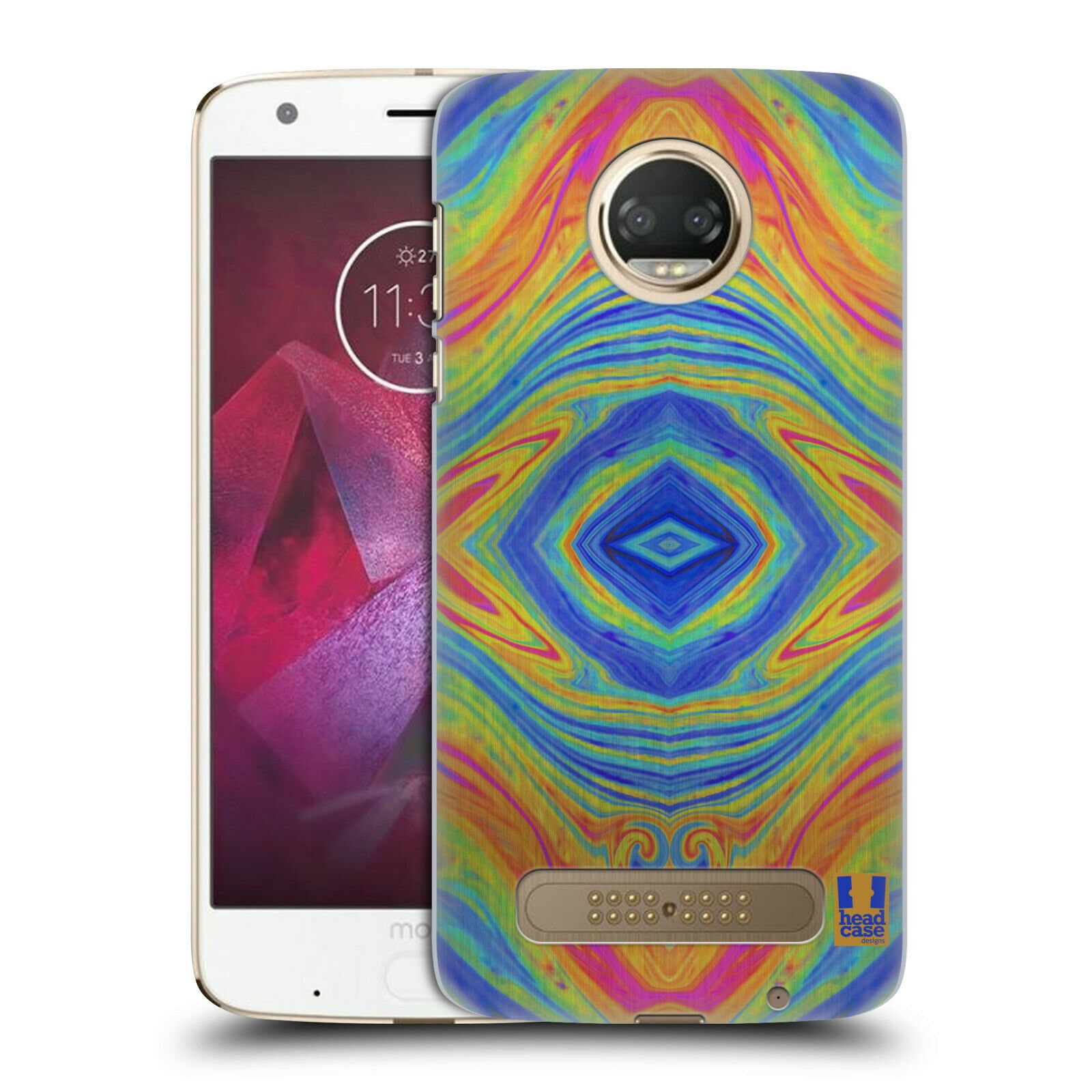 

HEAD CASE DESIGNS OIL SLICK PRINTS HARD BACK CASE FOR MOTOROLA PHONES 1