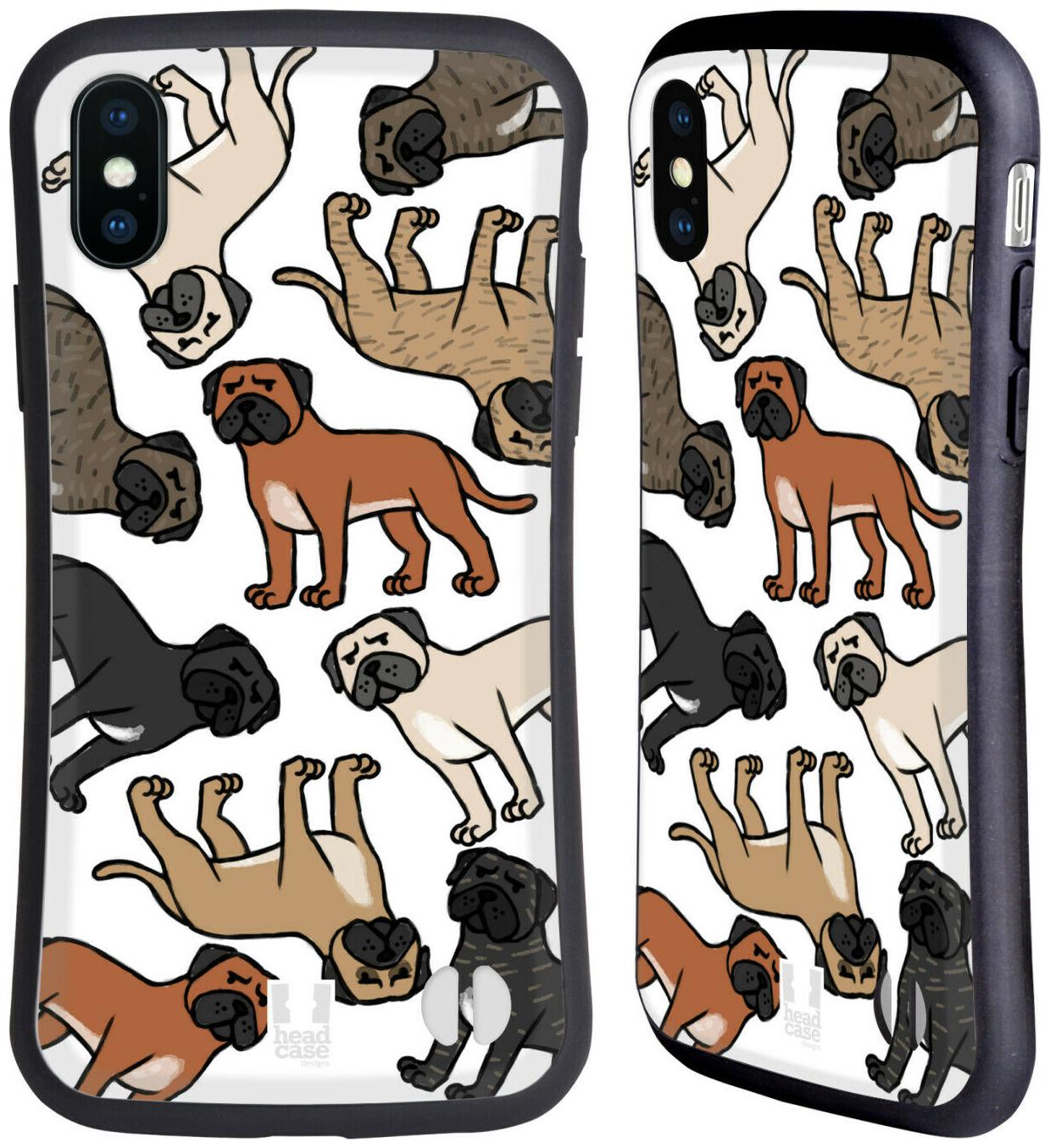 

HEAD CASE DESIGNS DOG BREED PATTERNS HYBRID CASE FOR APPLE iPHONES PHONES
