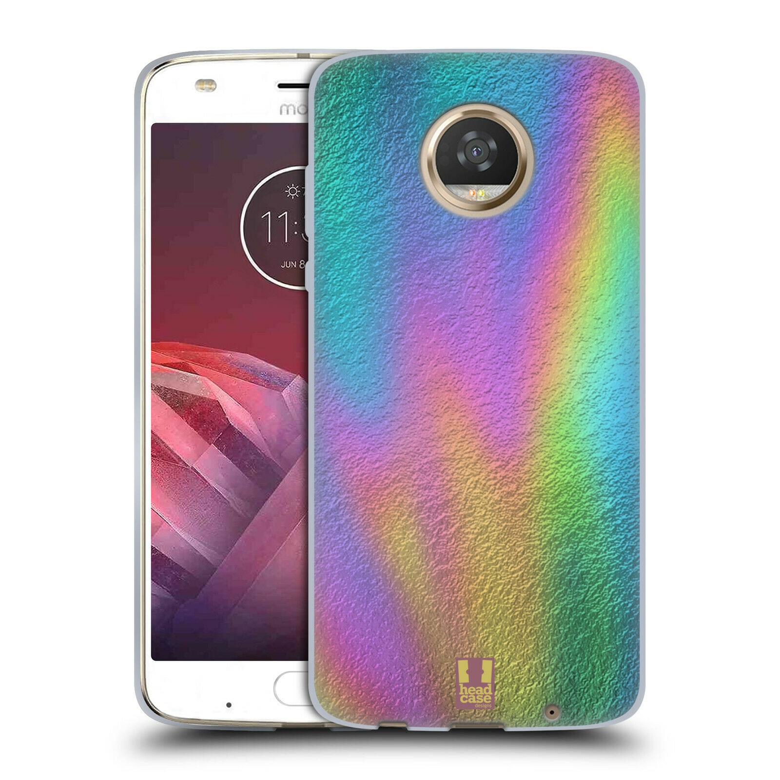 

HEAD CASE DESIGNS OIL SLICK PRINTS SOFT GEL CASE FOR MOTOROLA PHONES