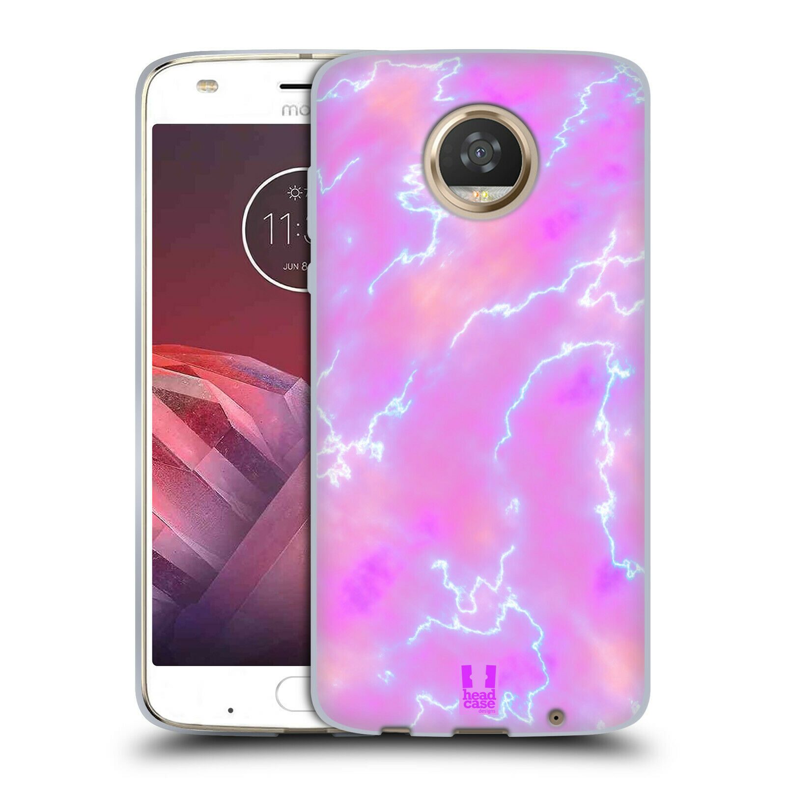 

HEAD CASE DESIGNS IRIDISCENT MARBLE SOFT GEL CASE FOR MOTOROLA PHONES