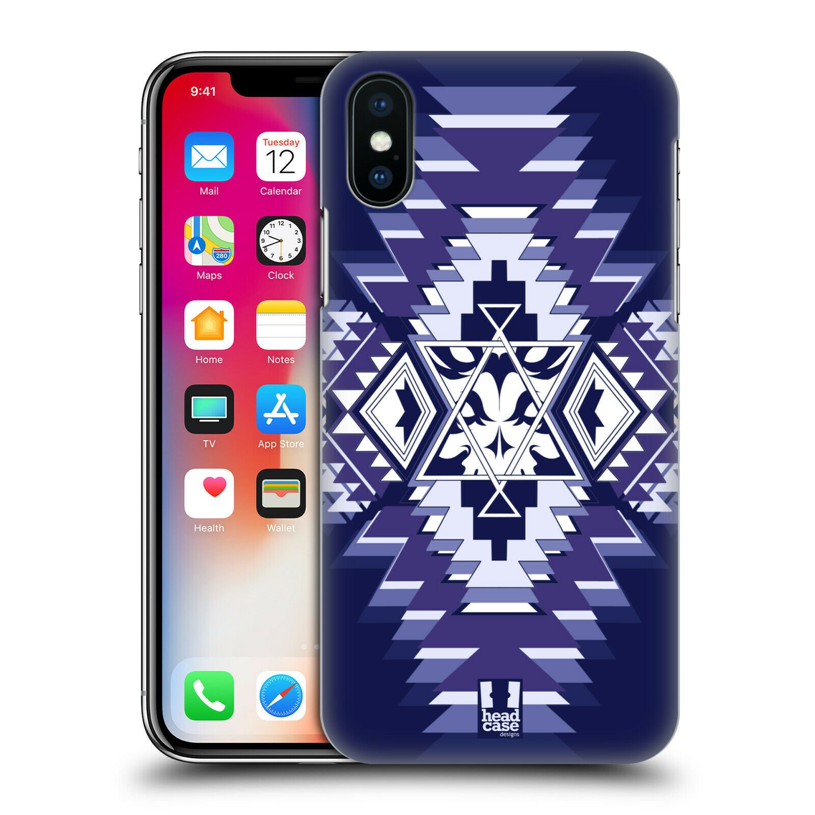 

HEAD CASE DESIGNS NAVAJO SKULLS HARD BACK CASE FOR APPLE iPHONE PHONES
