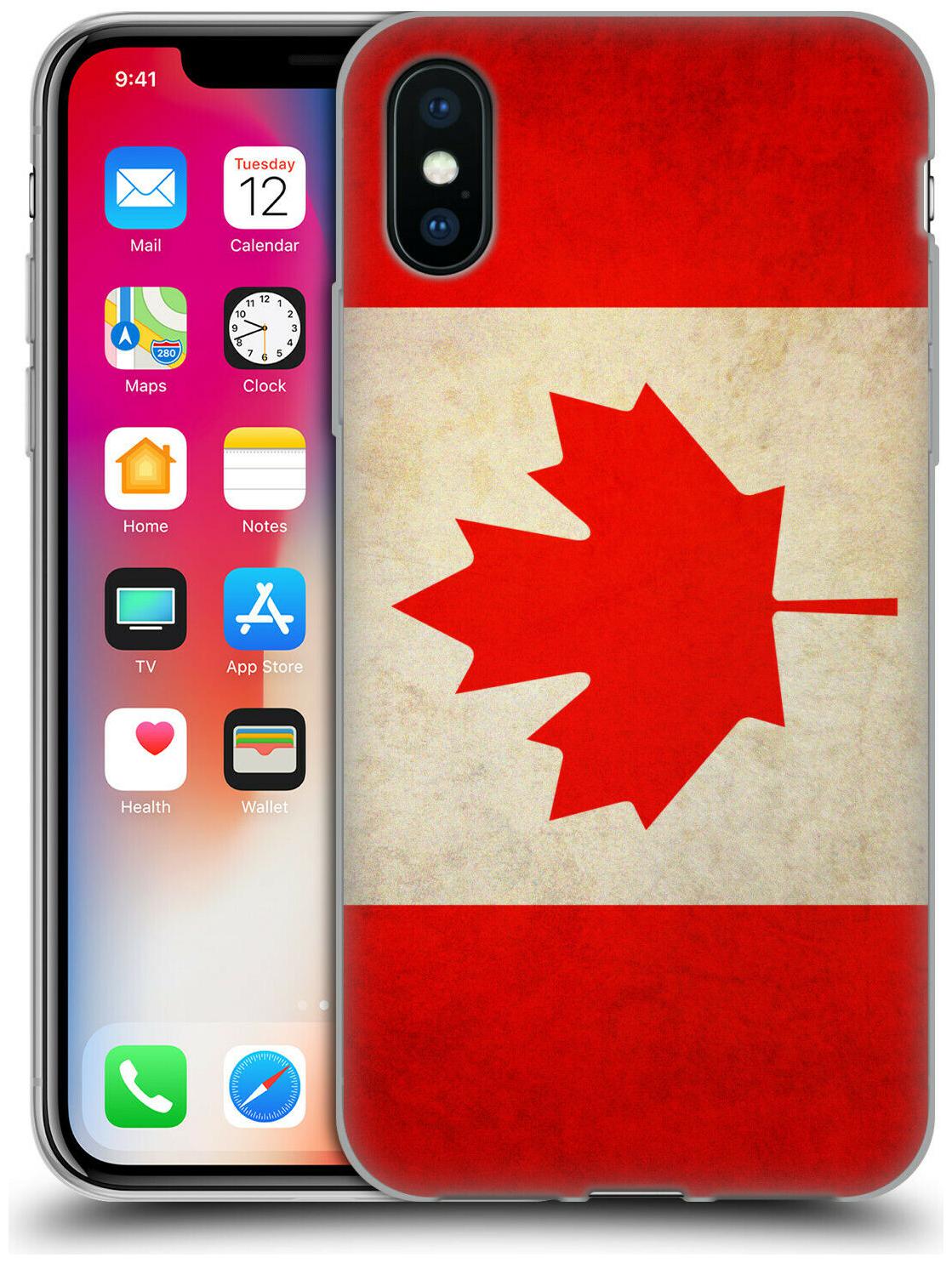 

HEAD CASE DESIGNS VINTAGE FLAGS SOFT GEL CASE FOR APPLE iPHONE PHONES