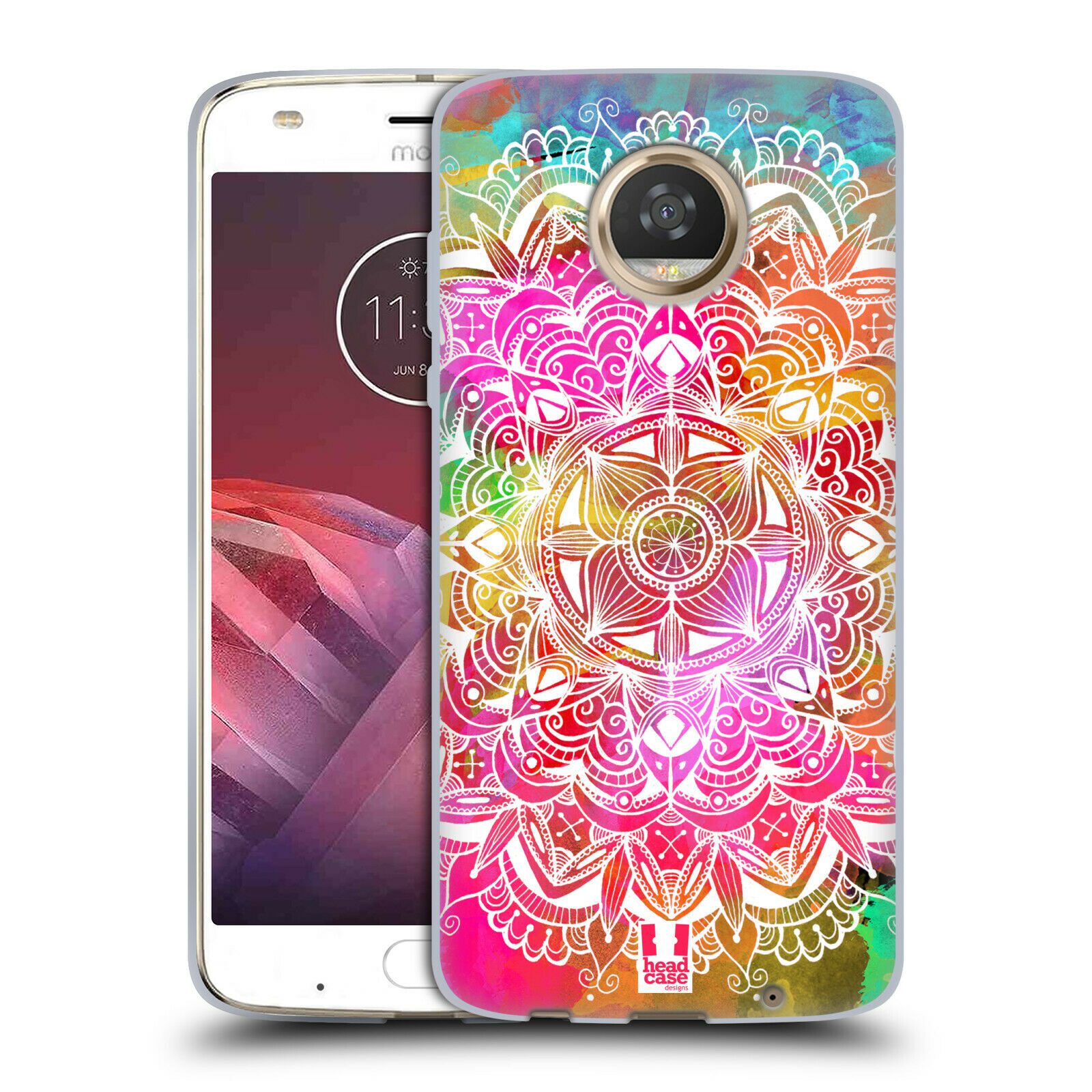 

HEAD CASE DESIGNS MANDALA DOODLES GEL CASE FOR MOTOROLA PHONES