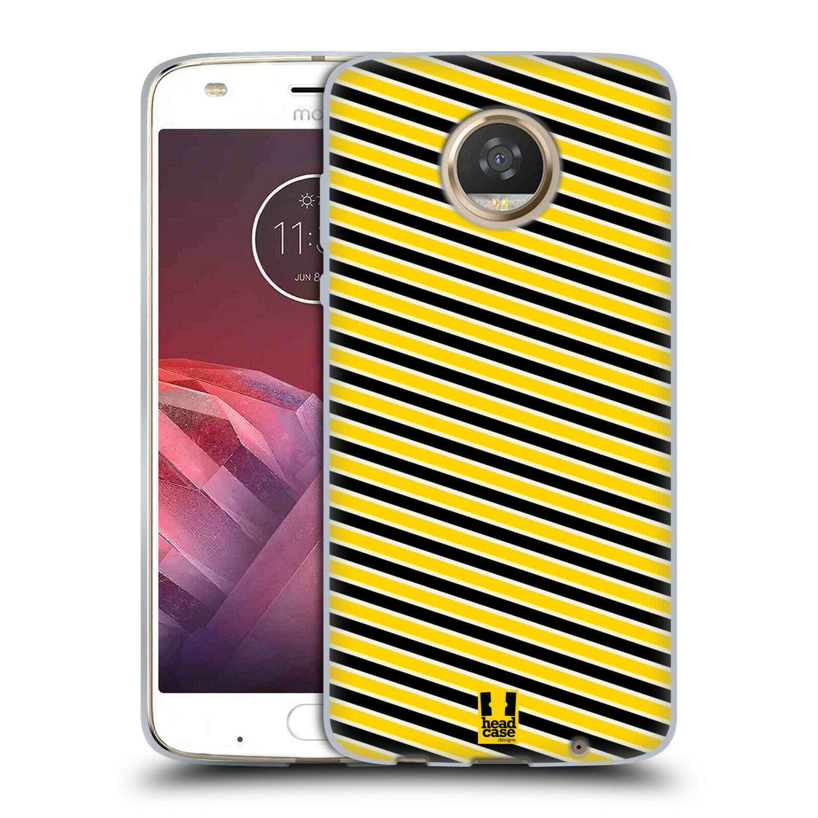 

HEAD CASE DESIGNS BUSY BEE PATTERNS GEL CASE FOR MOTOROLA PHONES
