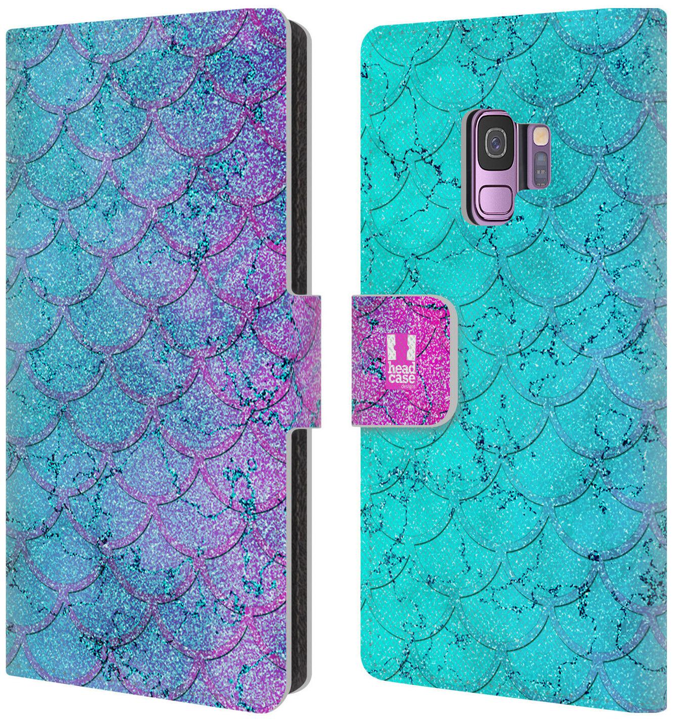 

HEAD CASE DESIGNS MERMAID SCALES LEATHER BOOK WALLET CASE FOR SAMSUNG PHONES 1