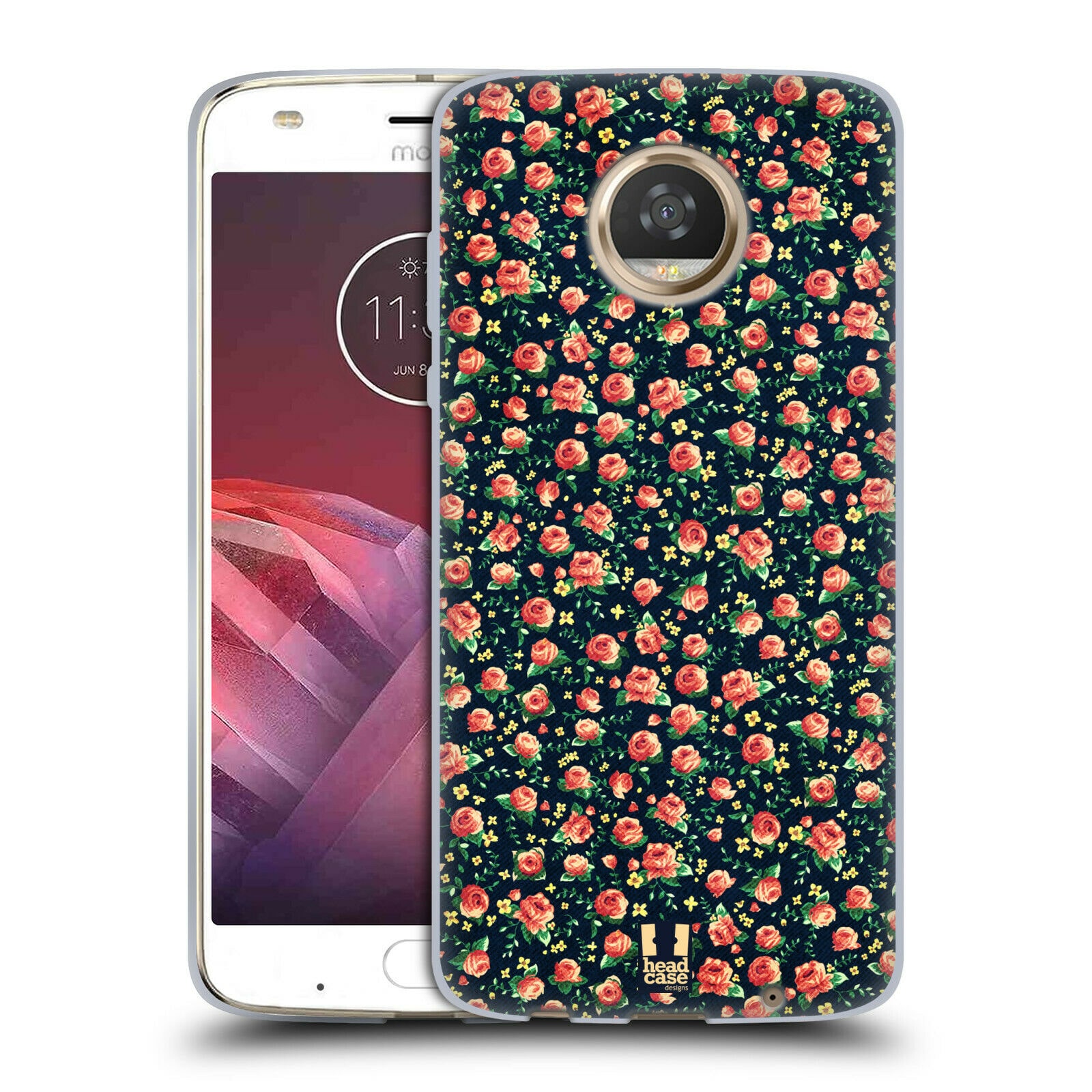 

HEAD CASE DESIGNS VINTAGE DITSY FLOWERS GEL CASE FOR MOTOROLA PHONES