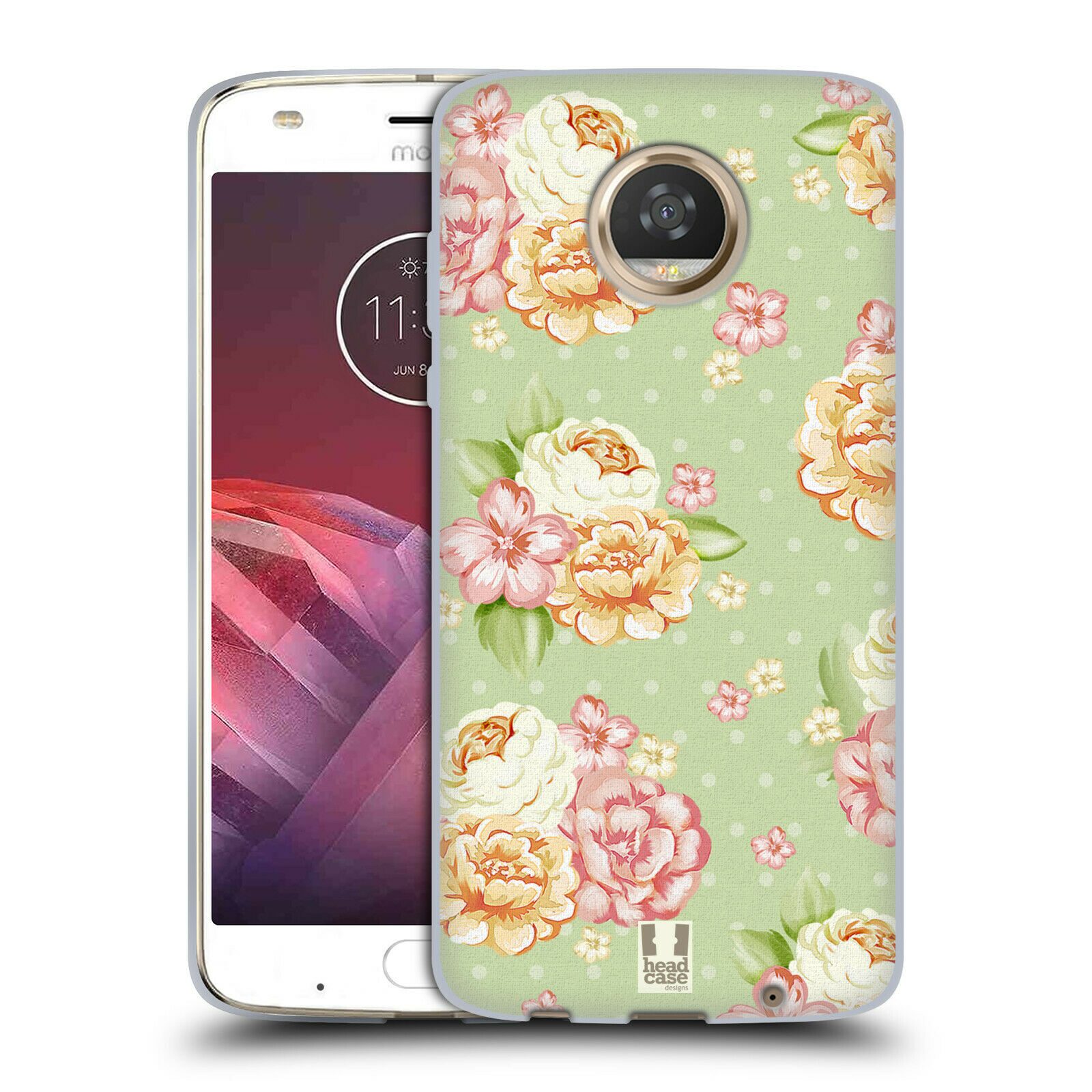 

HEAD CASE DESIGNS FRENCH COUNTRY PATTERNS GEL CASE FOR MOTOROLA PHONES