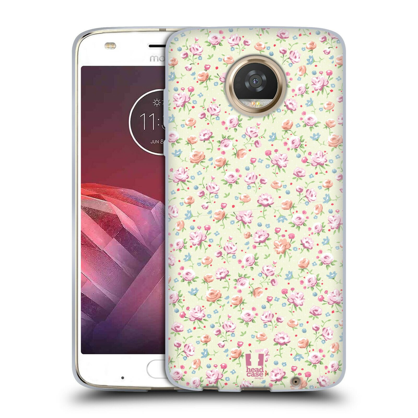 

HEAD CASE DESIGNS VINTAGE DITSY FLOWERS GEL CASE FOR MOTOROLA PHONES