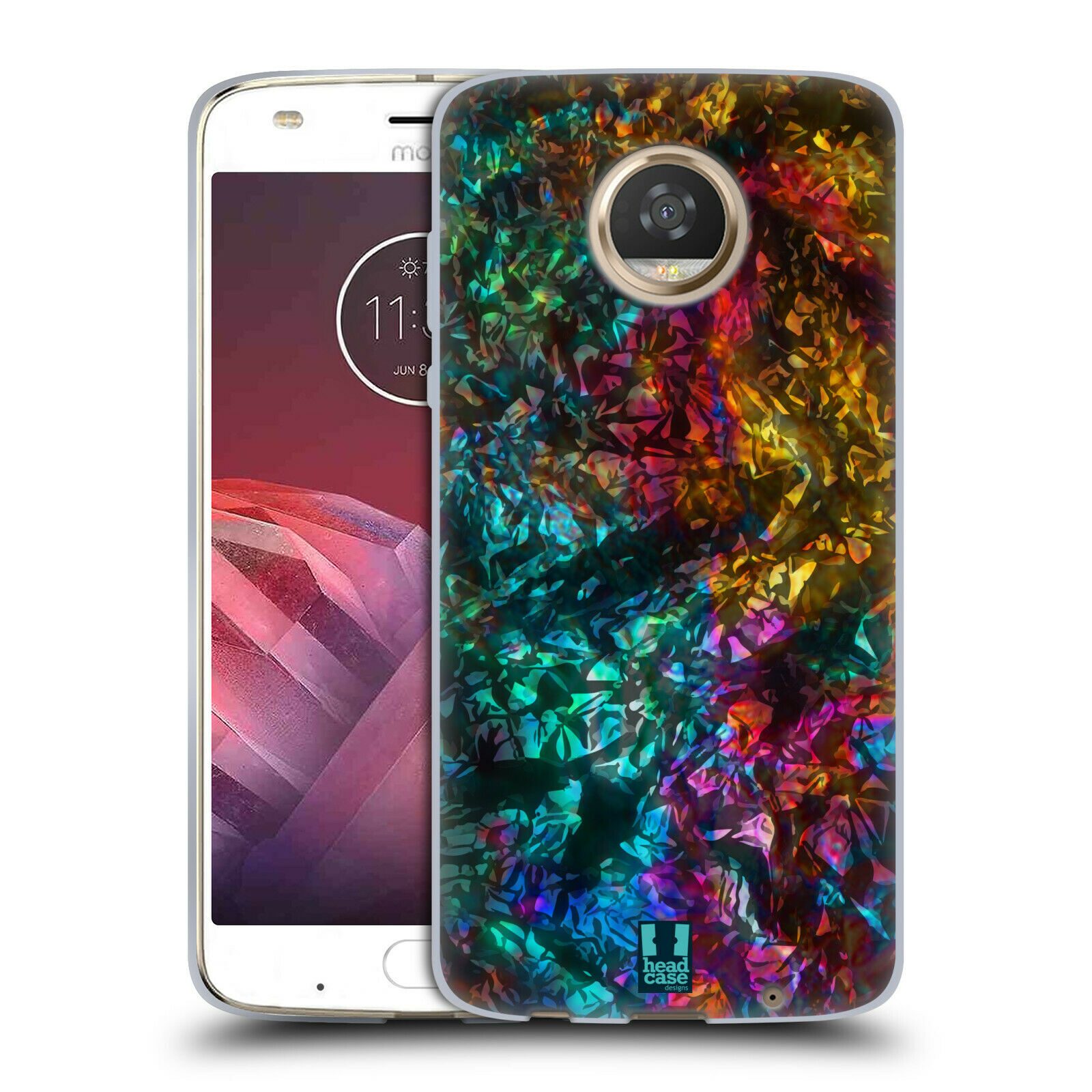 

HEAD CASE DESIGNS OIL SLICK PRINTS SOFT GEL CASE FOR MOTOROLA PHONES