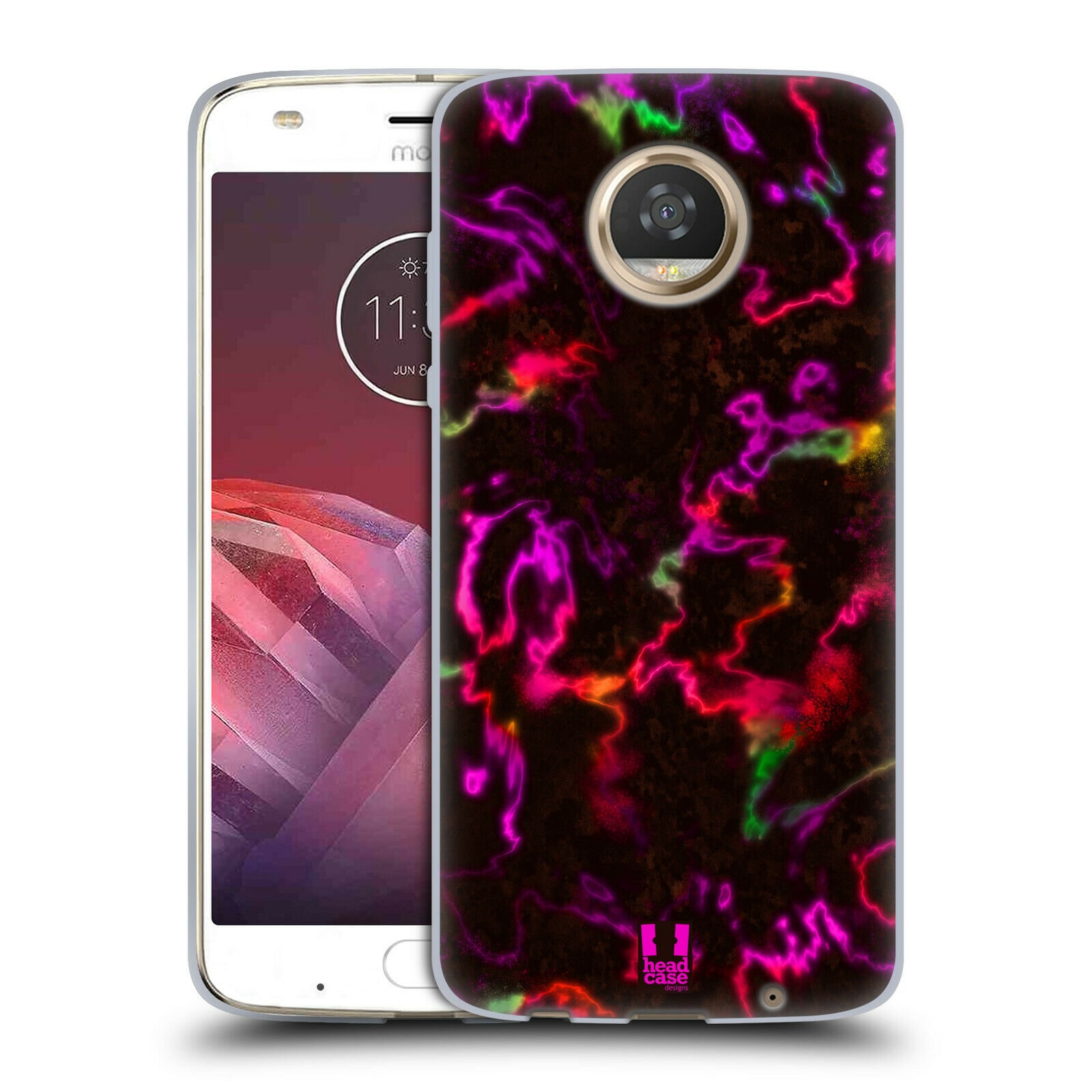 

HEAD CASE DESIGNS IRIDISCENT MARBLE SOFT GEL CASE FOR MOTOROLA PHONES