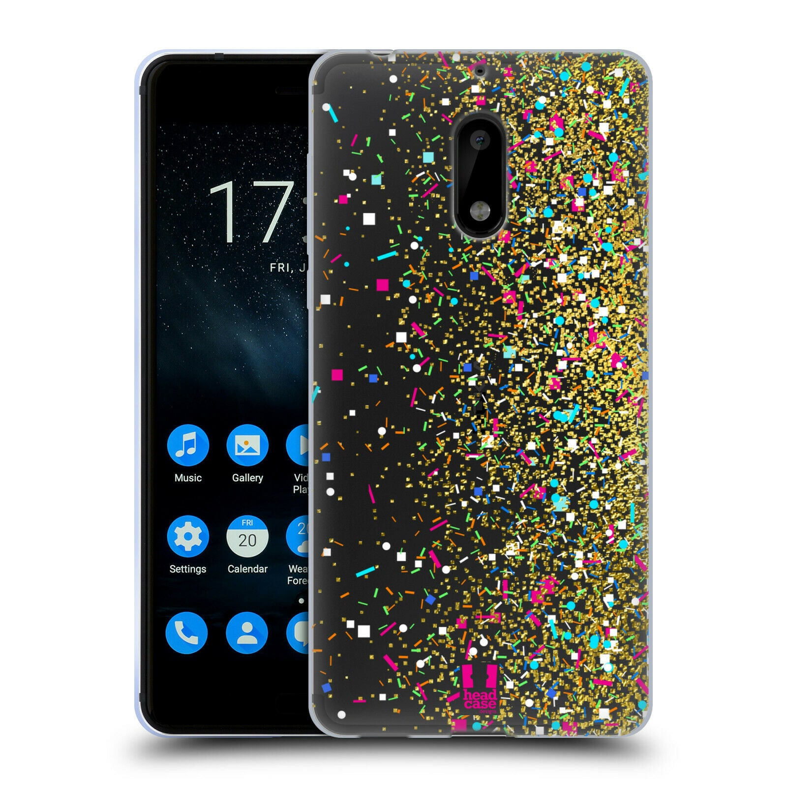 

HEAD CASE DESIGNS CONFETTI GEL CASE FOR NOKIA PHONES 1