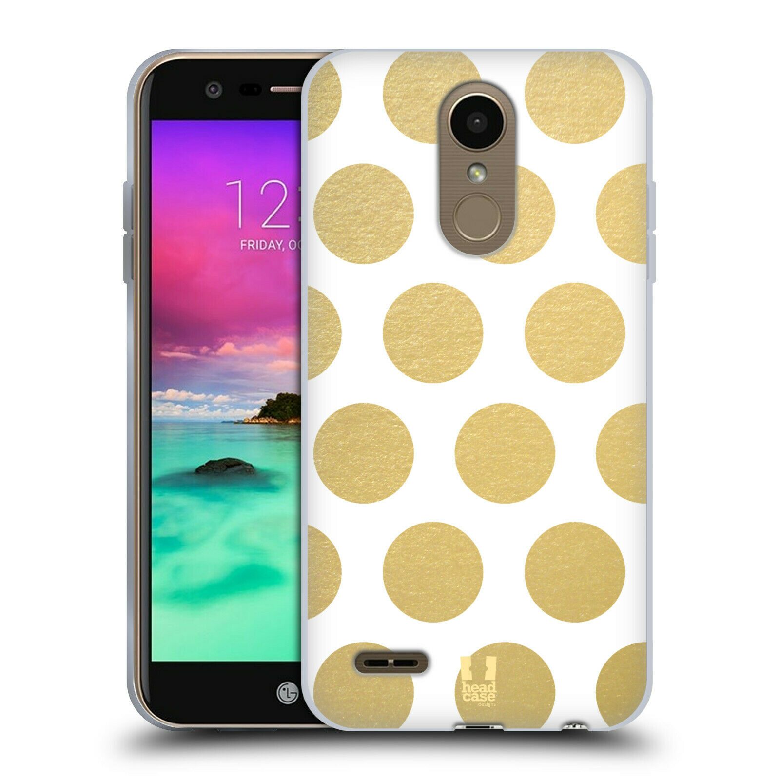

HEAD CASE DESIGNS GRAND AS GOLD SOFT GEL CASE FOR LG PHONES 1