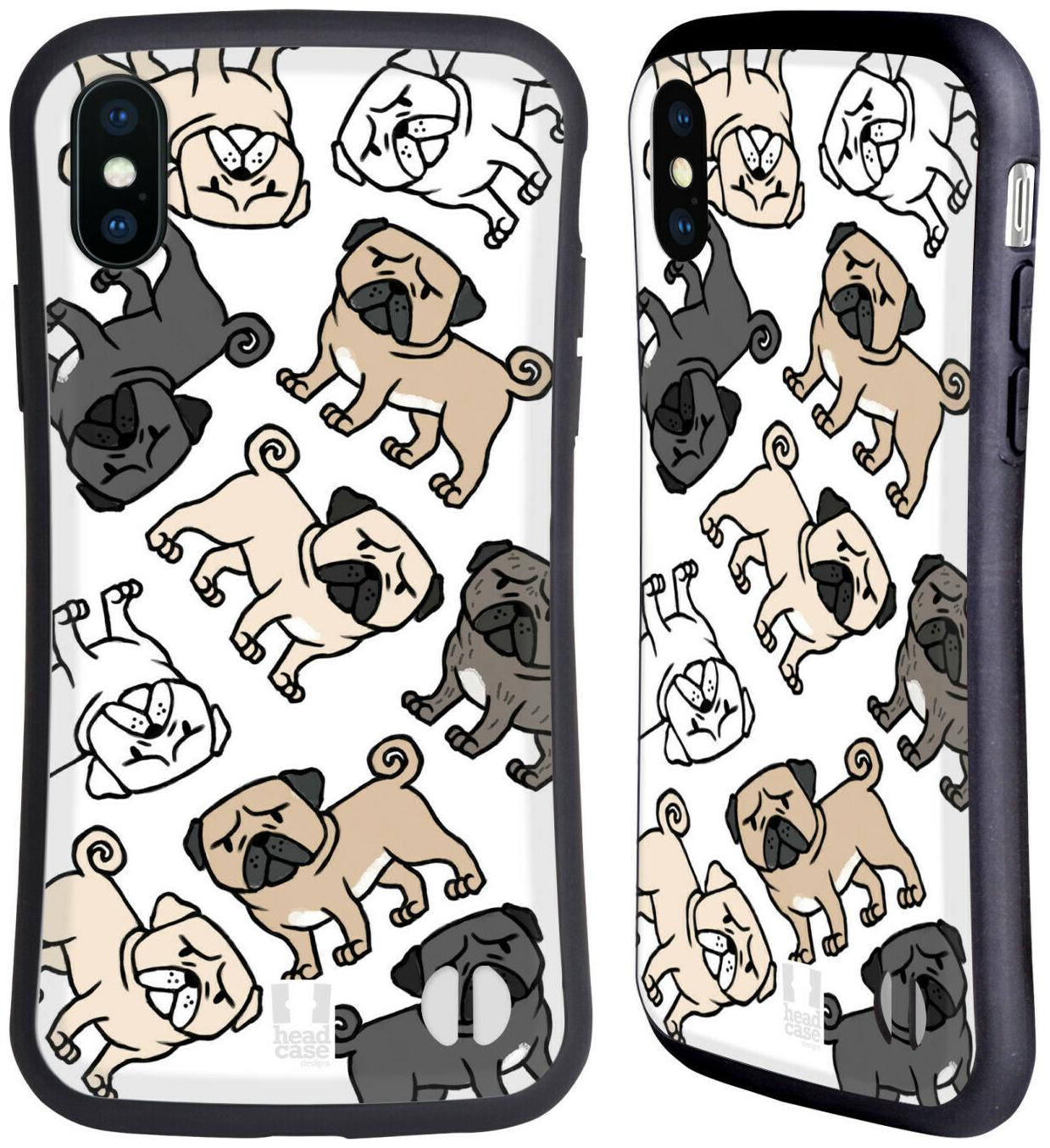 

HEAD CASE DESIGNS DOG BREED PATTERNS HYBRID CASE FOR APPLE iPHONES PHONES