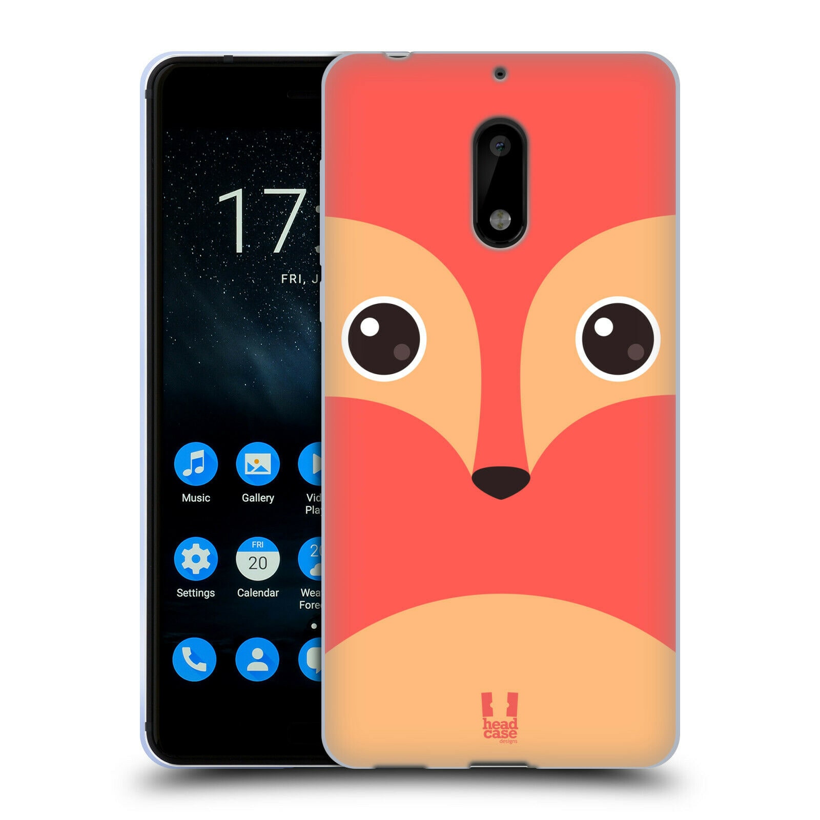 

HEAD CASE DESIGNS CARTOON ANIMAL FACES 3 GEL CASE FOR NOKIA PHONES 1
