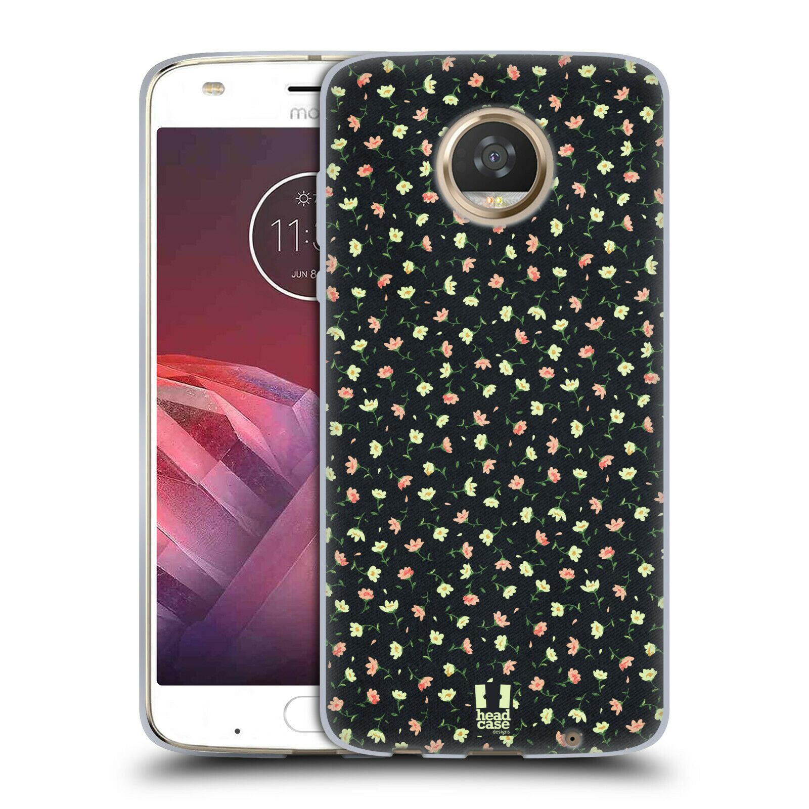 

HEAD CASE DESIGNS VINTAGE DITSY FLOWERS GEL CASE FOR MOTOROLA PHONES