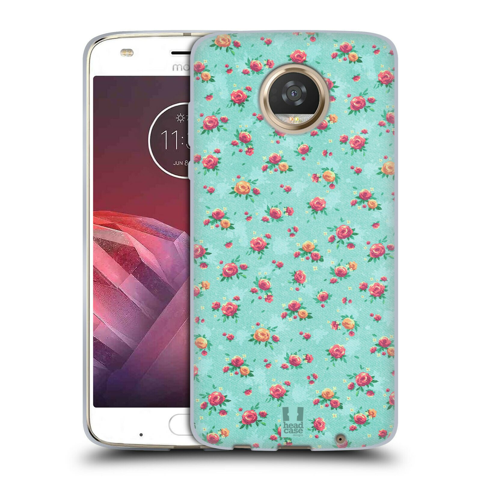 

HEAD CASE DESIGNS VINTAGE DITSY FLOWERS GEL CASE FOR MOTOROLA PHONES