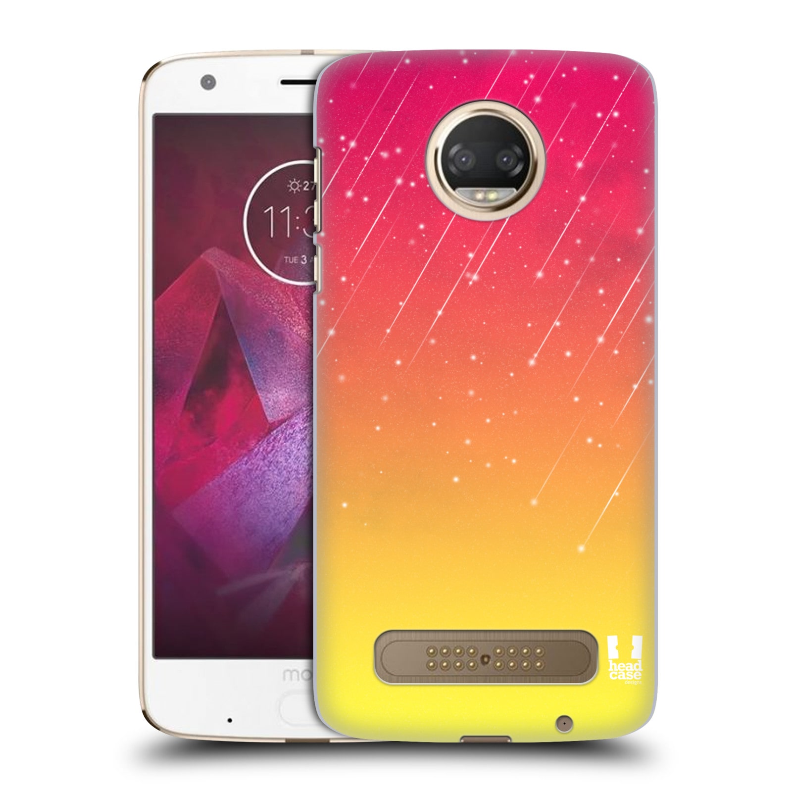 

HEAD CASE DESIGNS NEON RAIN OMBRE HARD BACK CASE FOR MOTOROLA PHONES 1
