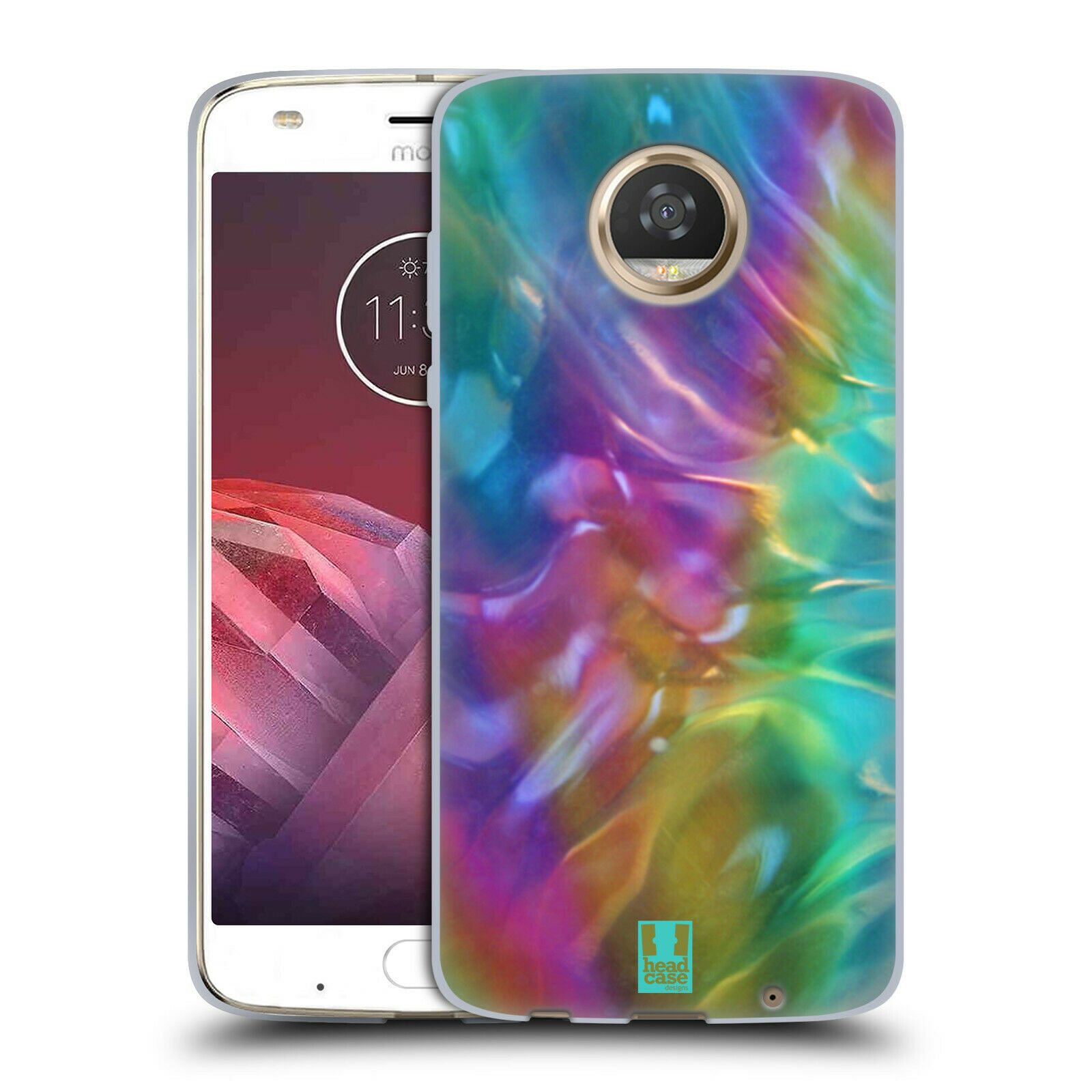 

HEAD CASE DESIGNS OIL SLICK PRINTS SOFT GEL CASE FOR MOTOROLA PHONES
