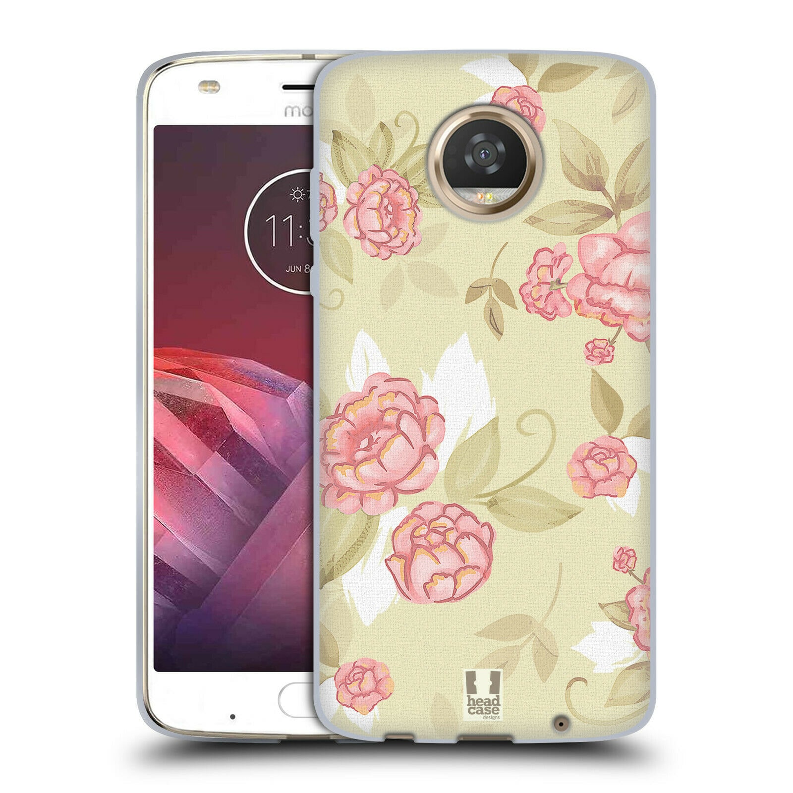 

HEAD CASE DESIGNS FRENCH COUNTRY PATTERNS GEL CASE FOR MOTOROLA PHONES