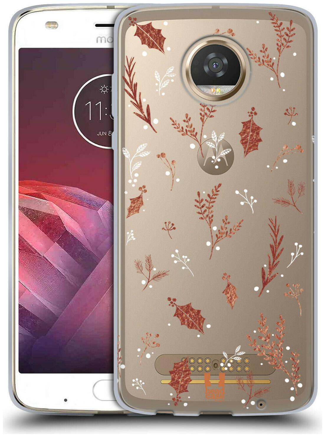 

HEAD CASE DESIGNS GOLD CHRISTMAS GEL CASE FOR MOTOROLA PHONES