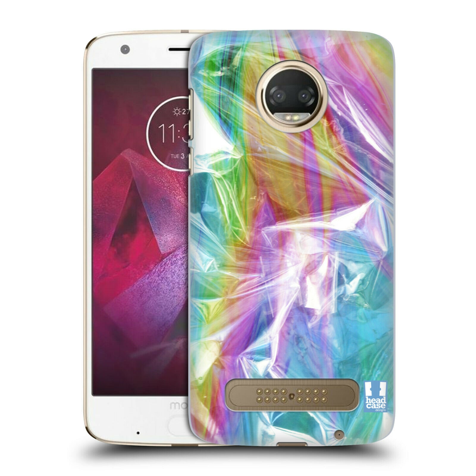 

HEAD CASE DESIGNS OIL SLICK PRINTS HARD BACK CASE FOR MOTOROLA PHONES 1