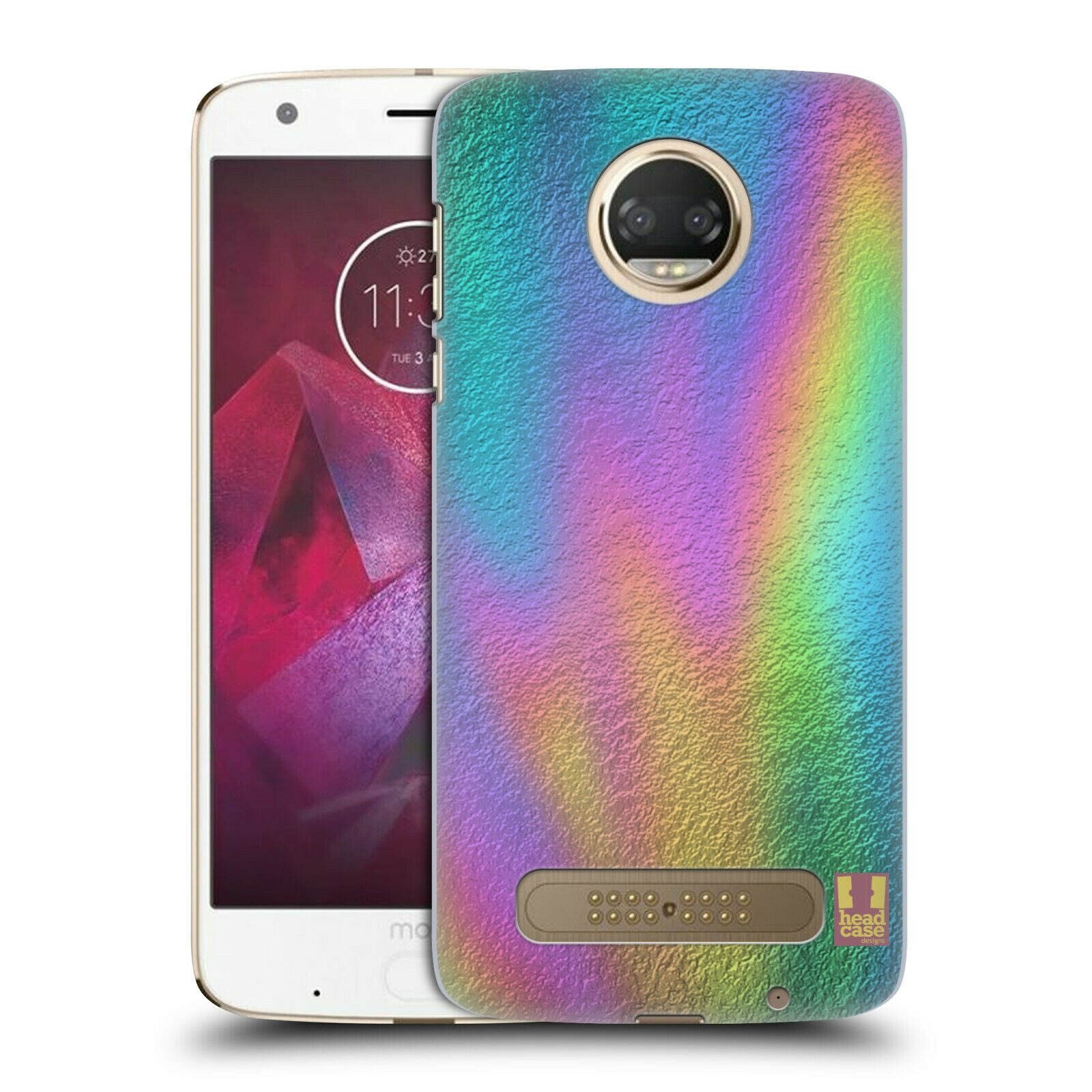 

HEAD CASE DESIGNS OIL SLICK PRINTS HARD BACK CASE FOR MOTOROLA PHONES 1